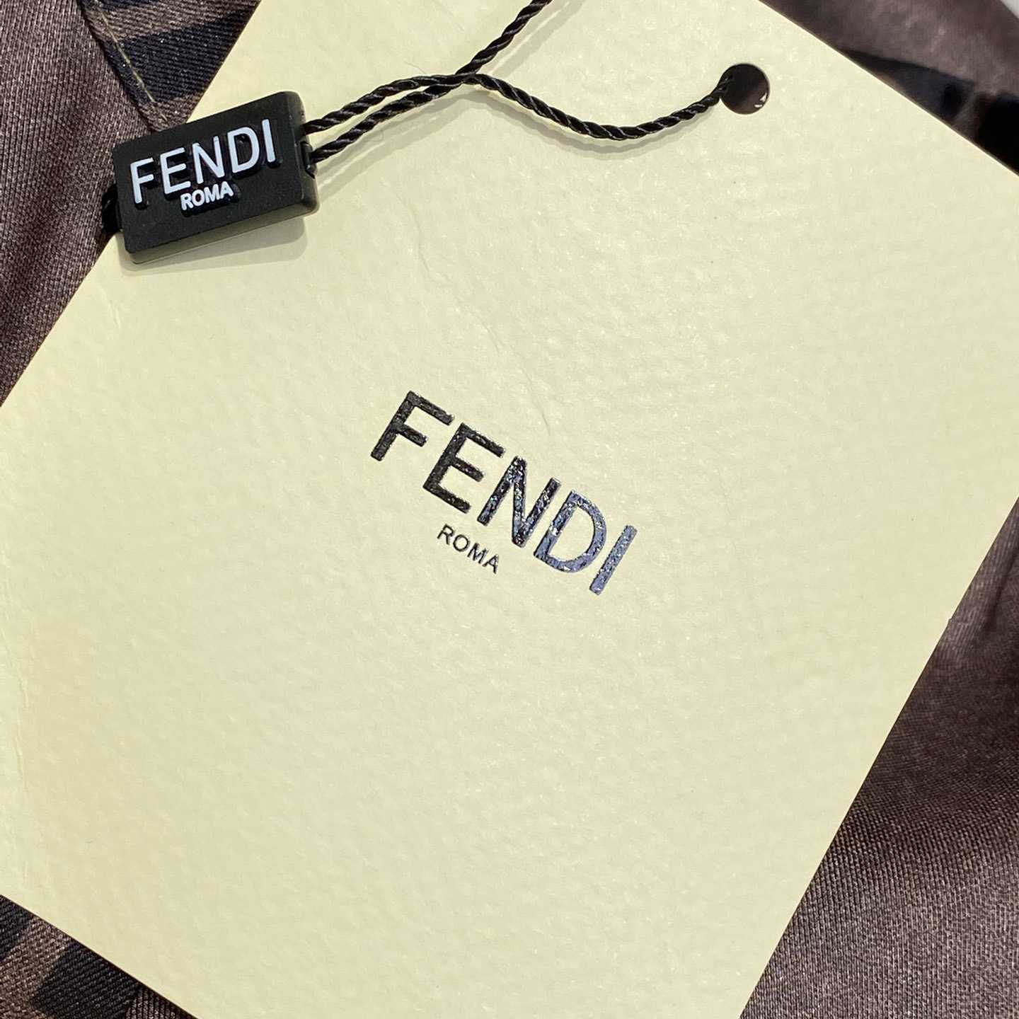 Fendi Brown Silk Shirt - EUR FASHION