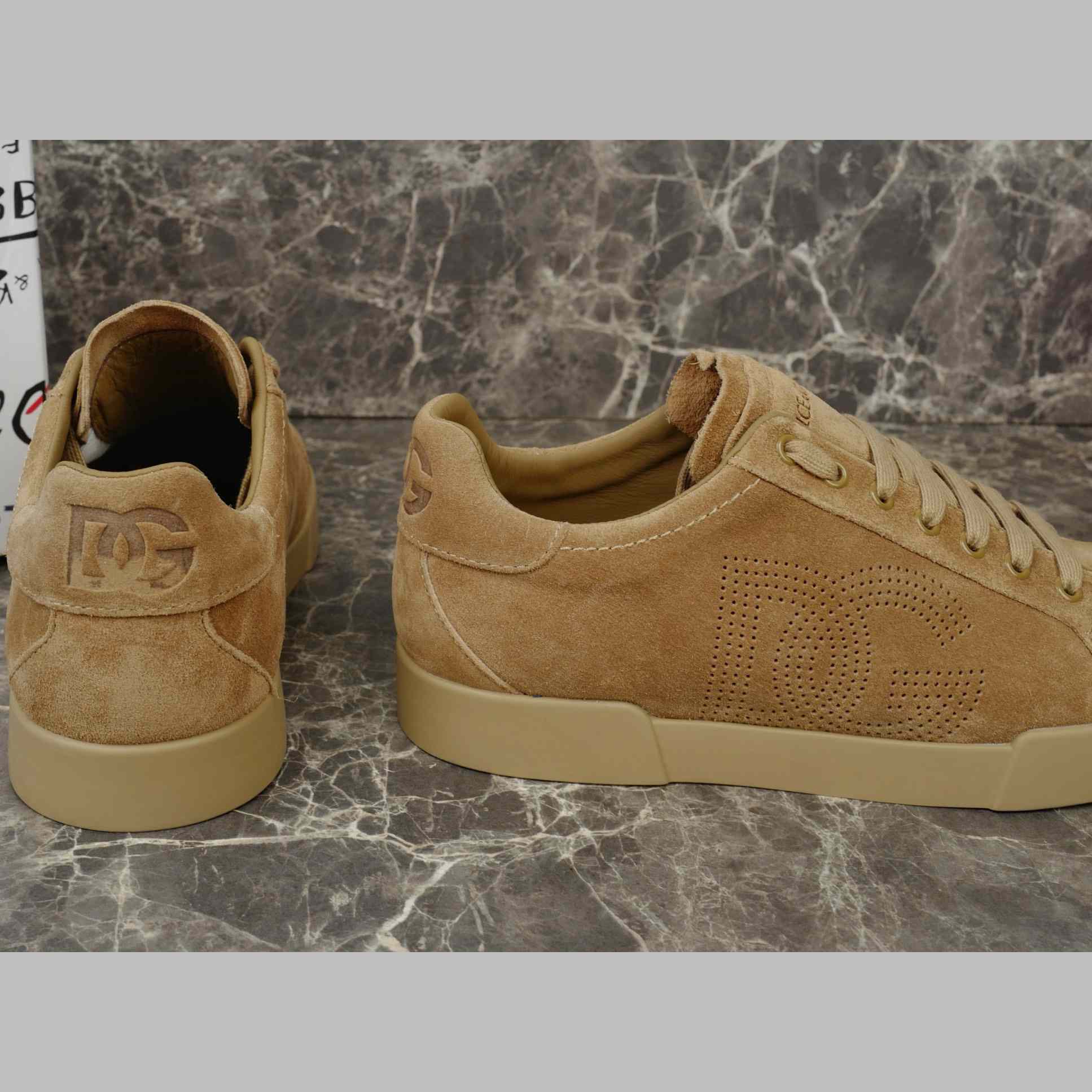 Dolce & Gabbana Calfskin Strobel Portofino Light Sneakers - EUR FASHION