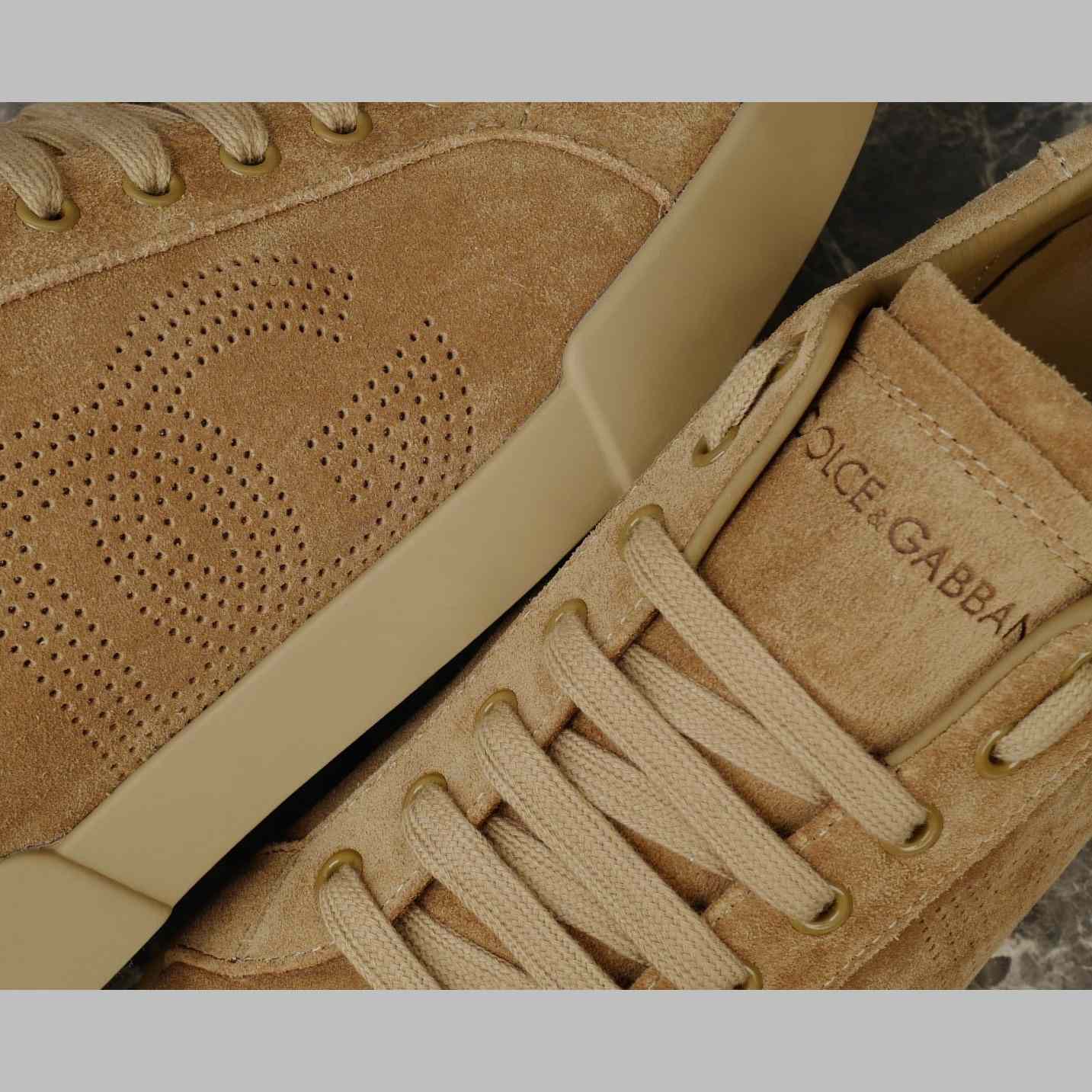 Dolce & Gabbana Calfskin Strobel Portofino Light Sneakers - EUR FASHION