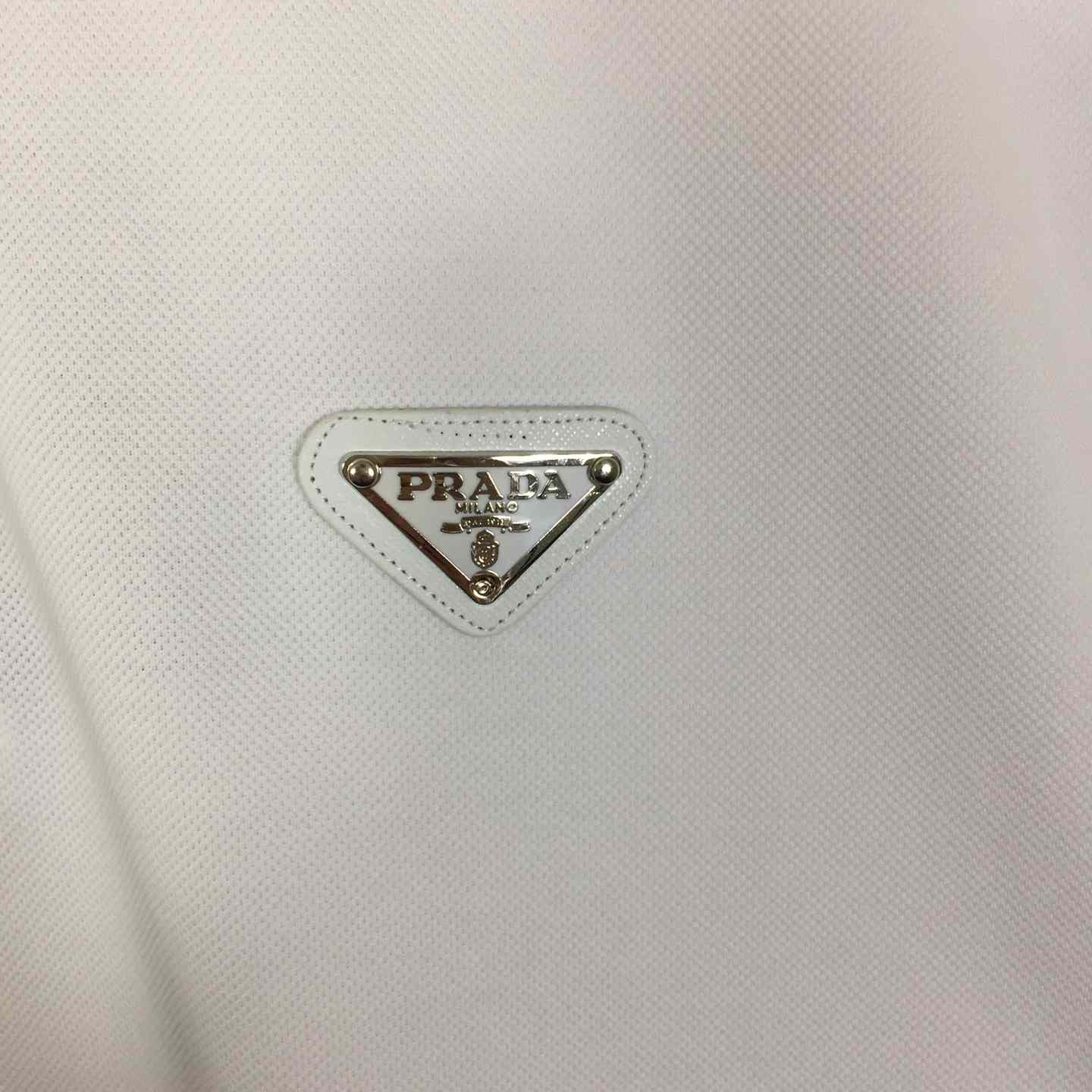 Prada Short-sleeved Piqué Polo Shirt - EUR FASHION