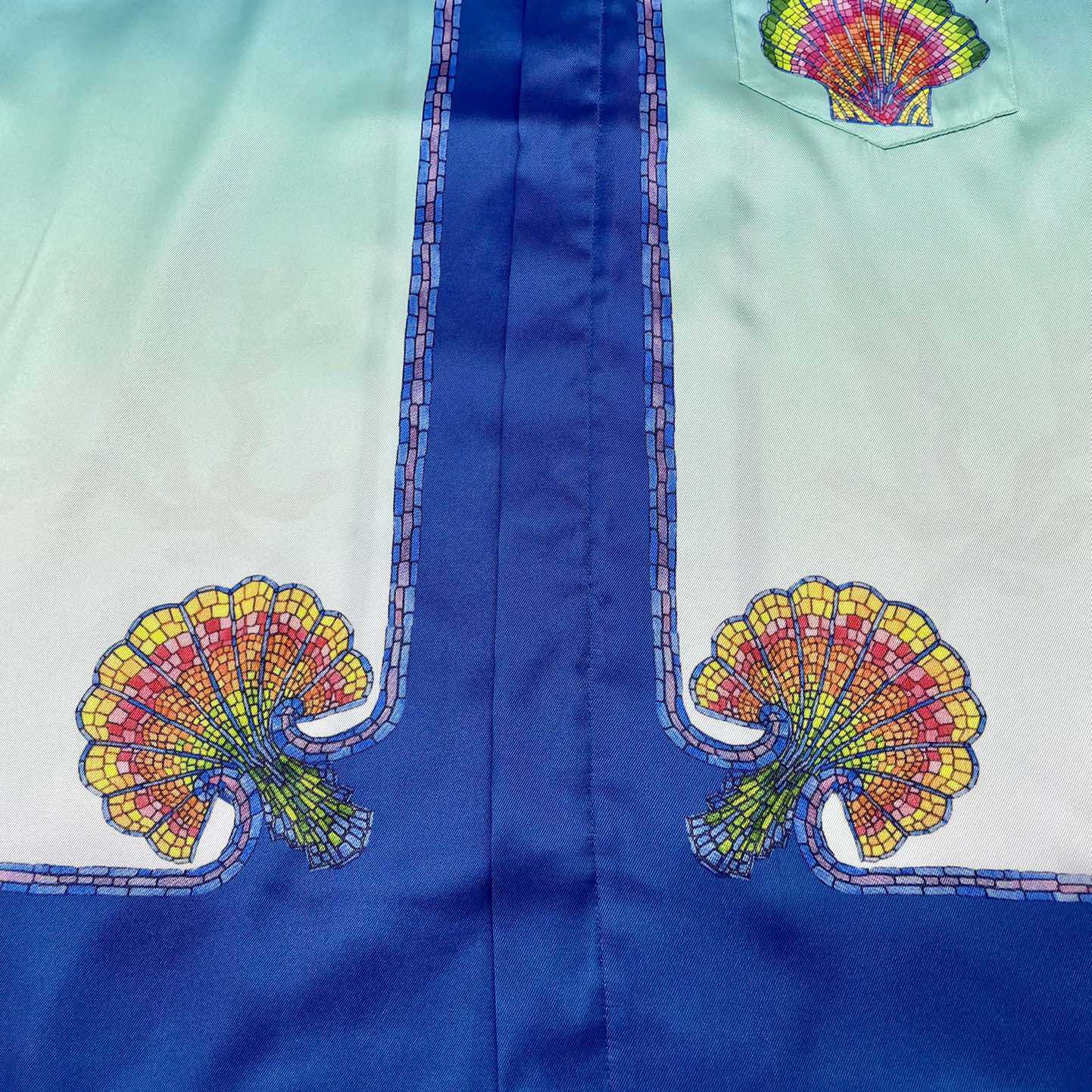 Casablanca Coquillage Coloré Silk Shirt    CA3457 - EUR FASHION