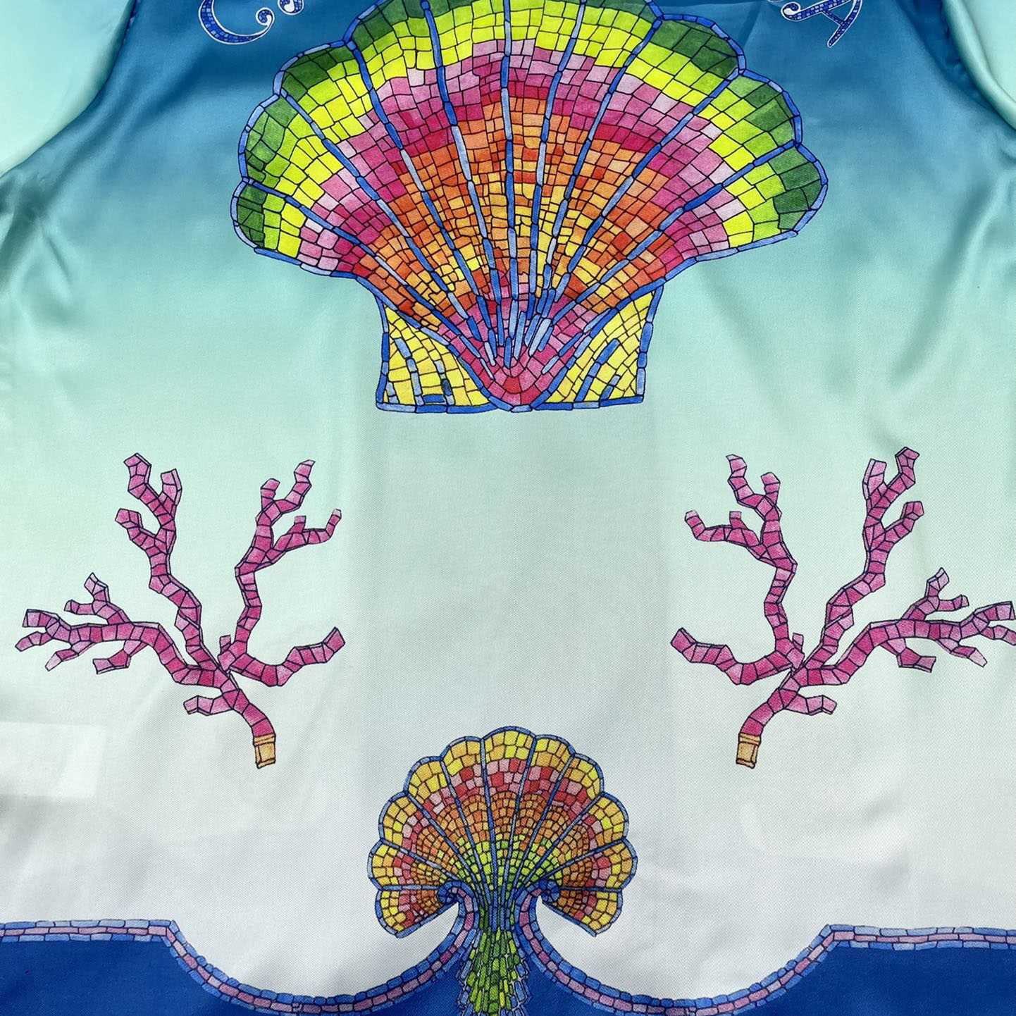 Casablanca Coquillage Coloré Silk Shirt    CA3457 - EUR FASHION