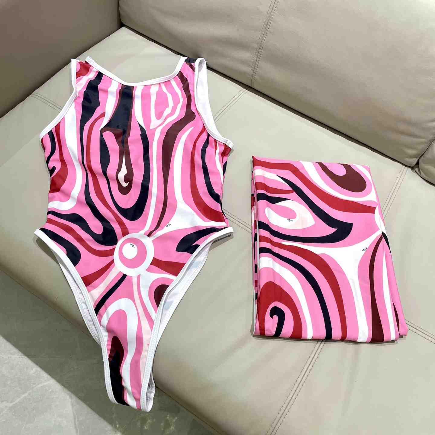 Pucci Iride-Print Swimsuit  - EUR FASHION