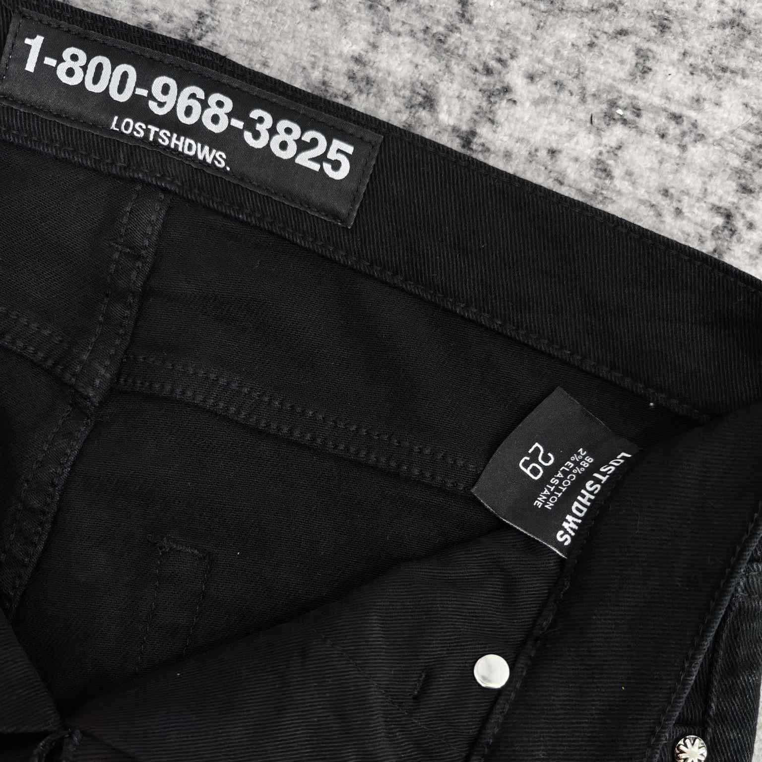 Lost Shadows Grey Waxed Denim   708 - EUR FASHION