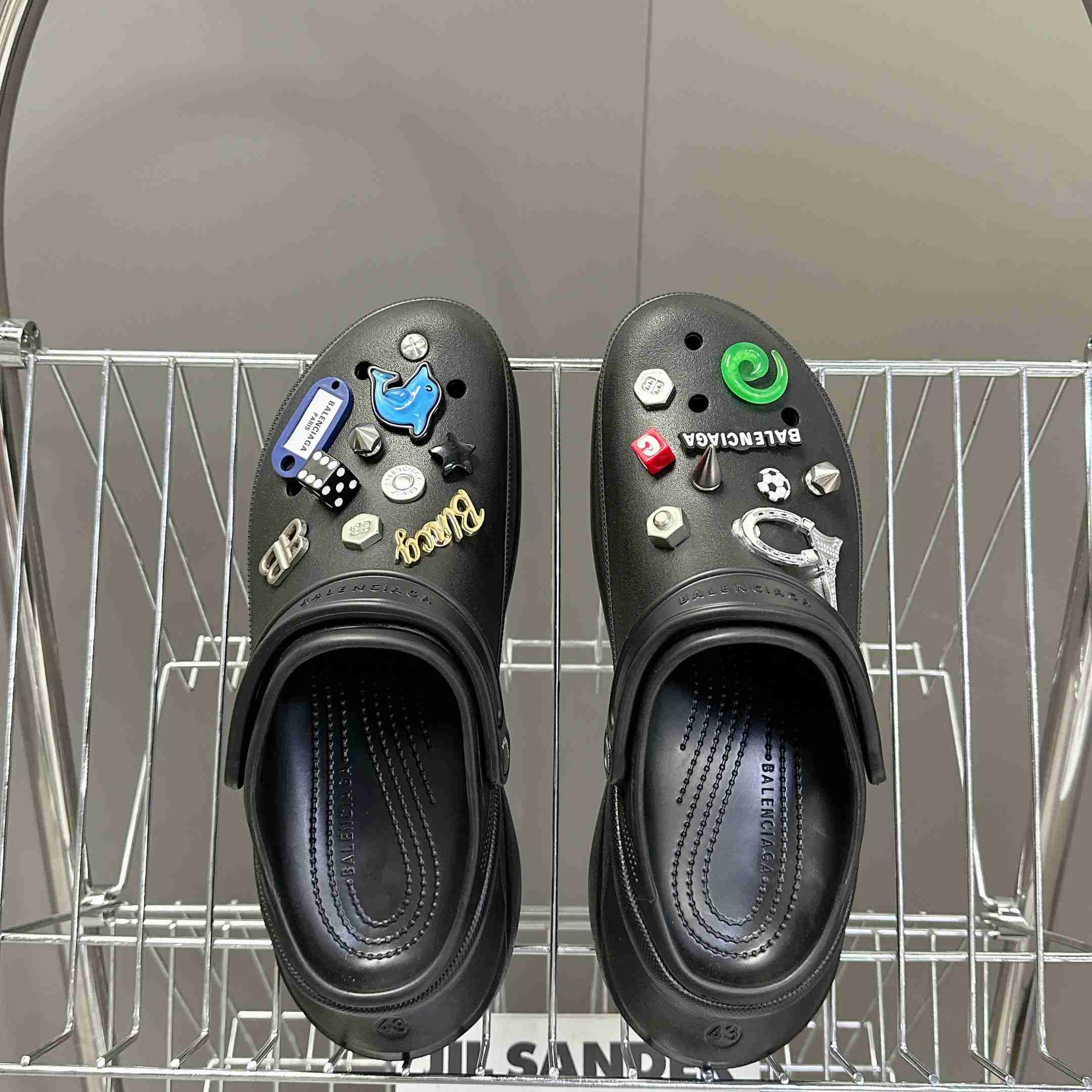 Balenciaga Crocs™ Mule In Black - EUR FASHION