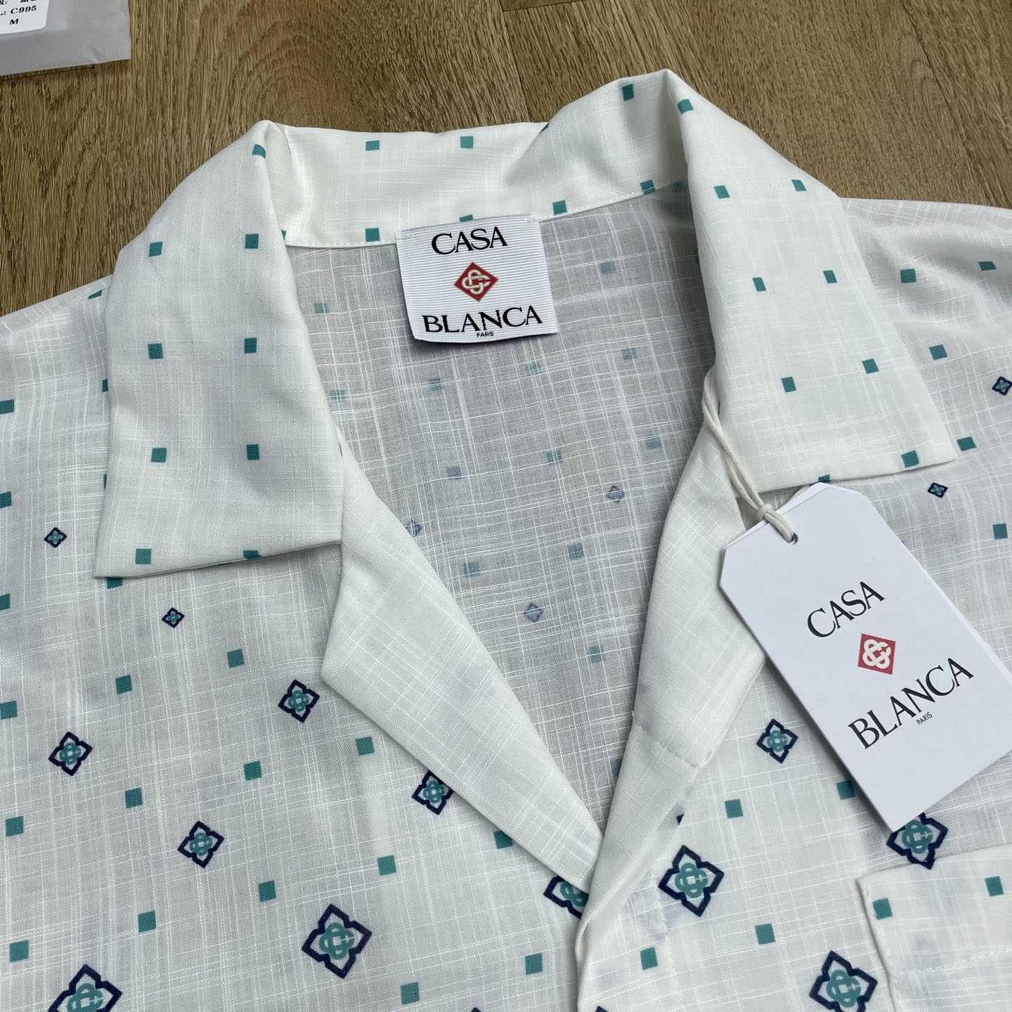 Casablanca Gradient Monogram Short Sleeve Silk Shirt  CA3537 - EUR FASHION