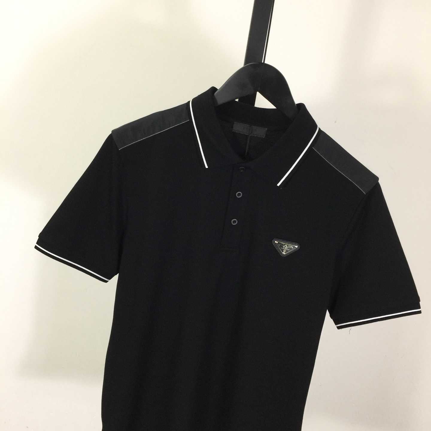 Prada Short-sleeved Piqué Polo Shirt - EUR FASHION