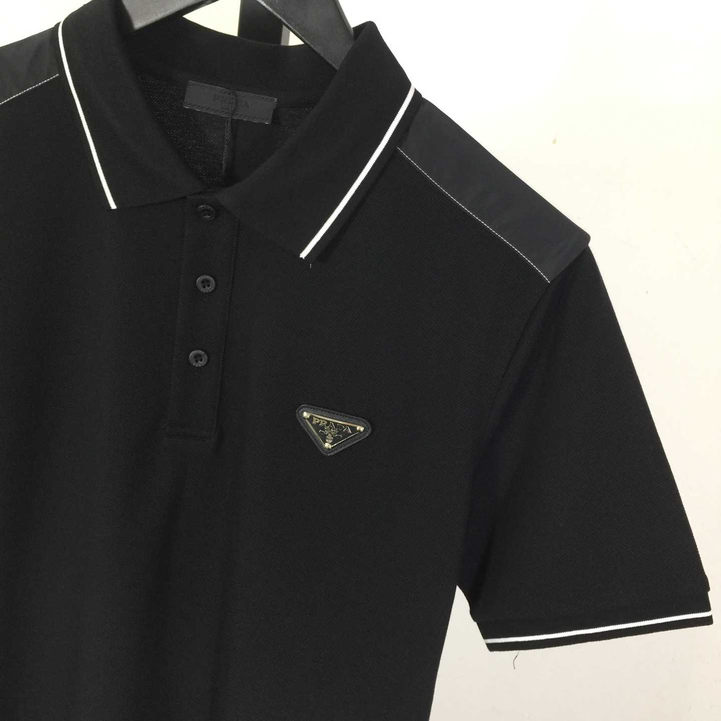 Prada Short-sleeved Piqué Polo Shirt - EUR FASHION
