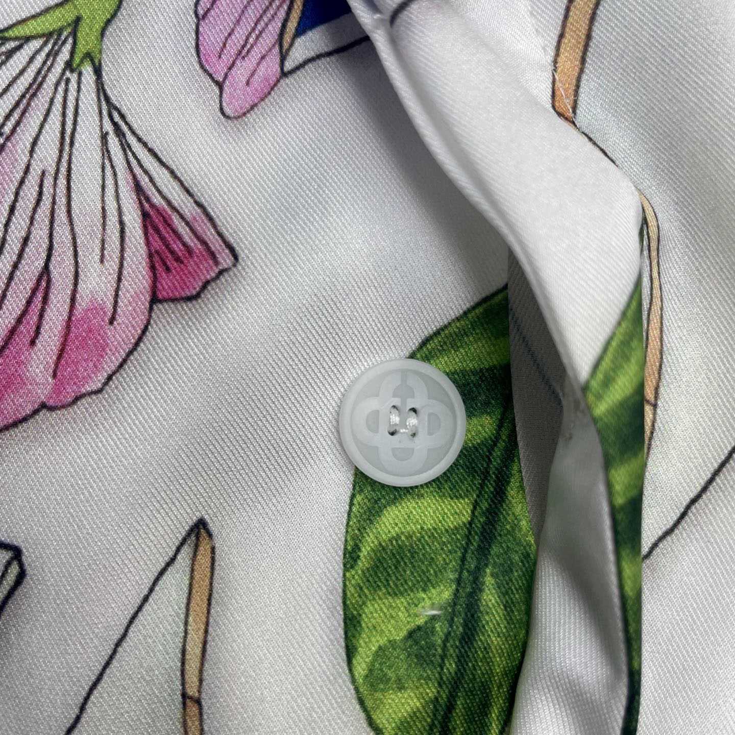 Casablanca Le Vase Brise Short Sleeve Silk Shirt    CA3531 - EUR FASHION