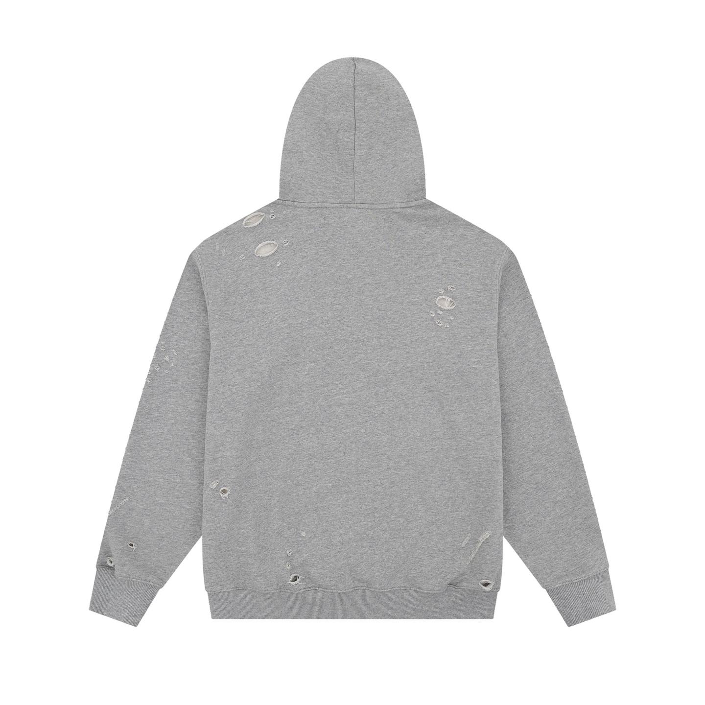 LostShdws OG Logo Hoodie Heather Grey - EUR FASHION