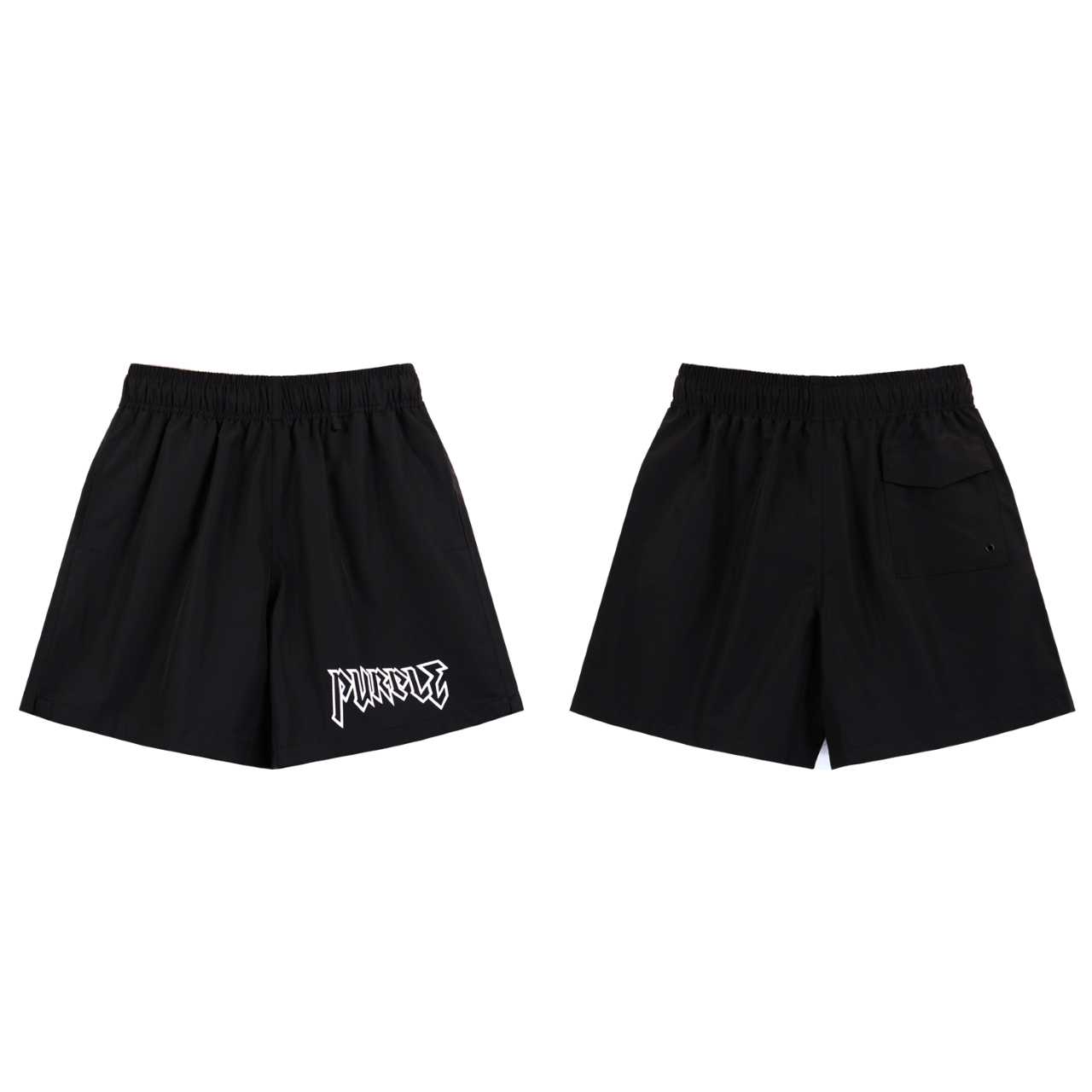 Purple-Brand Graphic Sweat Shorts - EUR FASHION