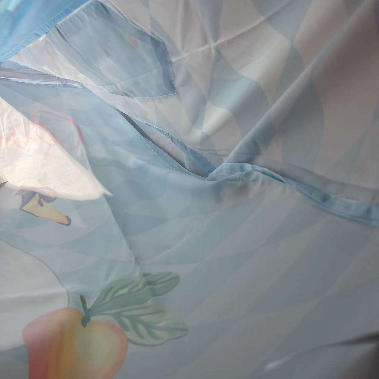 Casablanca Damiers Et Cygne Bleu Silk Twill Shirt - EUR FASHION