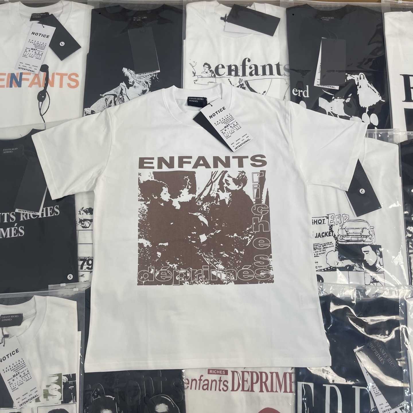 Enfants Riches Déprimés Kids Smoking Logo Tee - EUR FASHION
