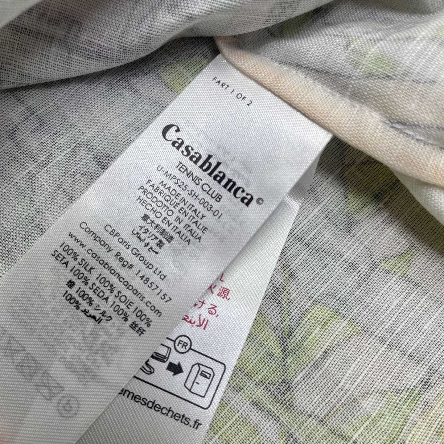 Casablanca Vase Linen Shirt   CA3525 - EUR FASHION