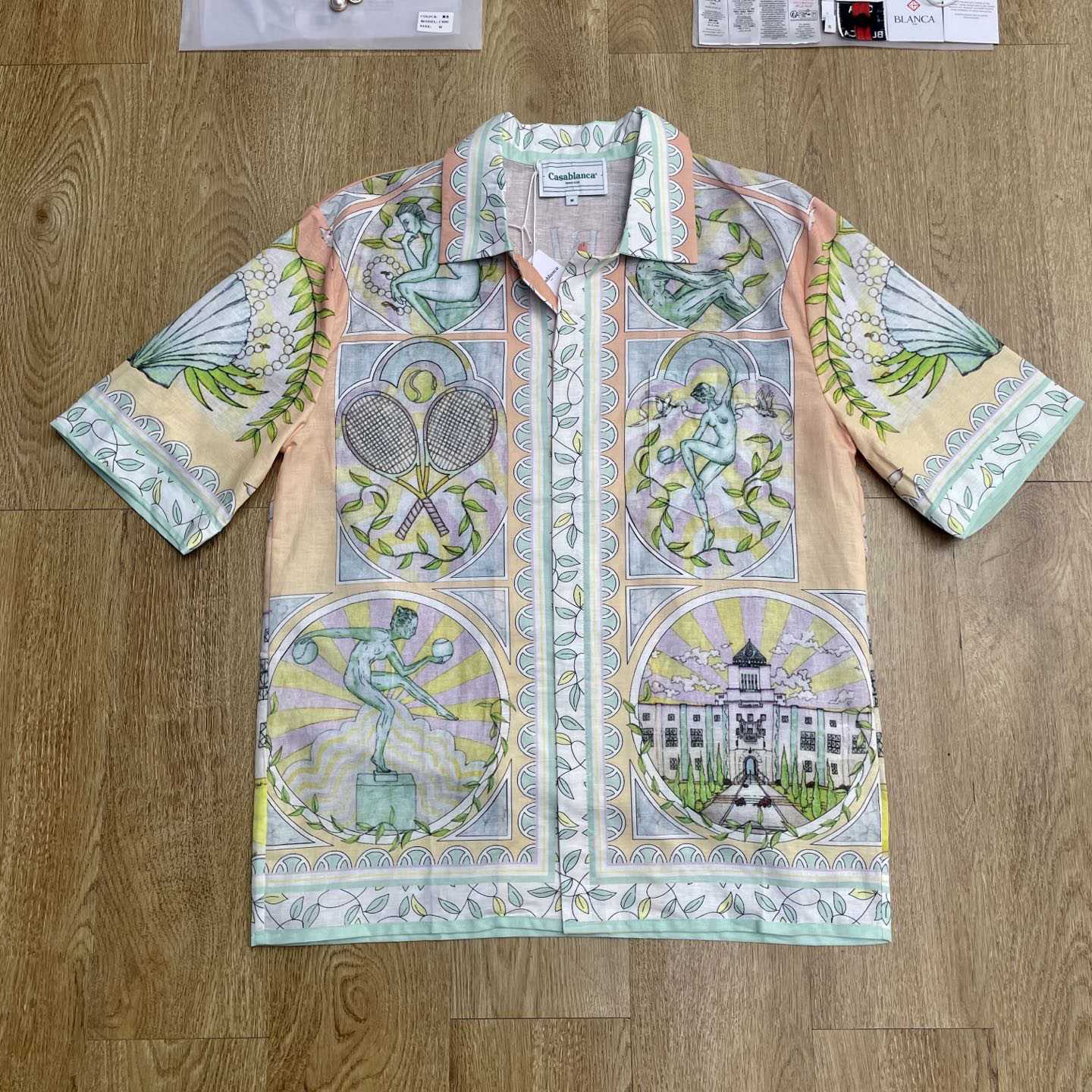 Casablanca Vase Linen Shirt   CA3525 - EUR FASHION