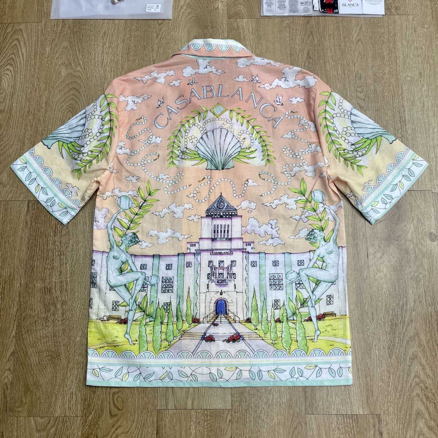 Casablanca Vase Linen Shirt   CA3525 - EUR FASHION