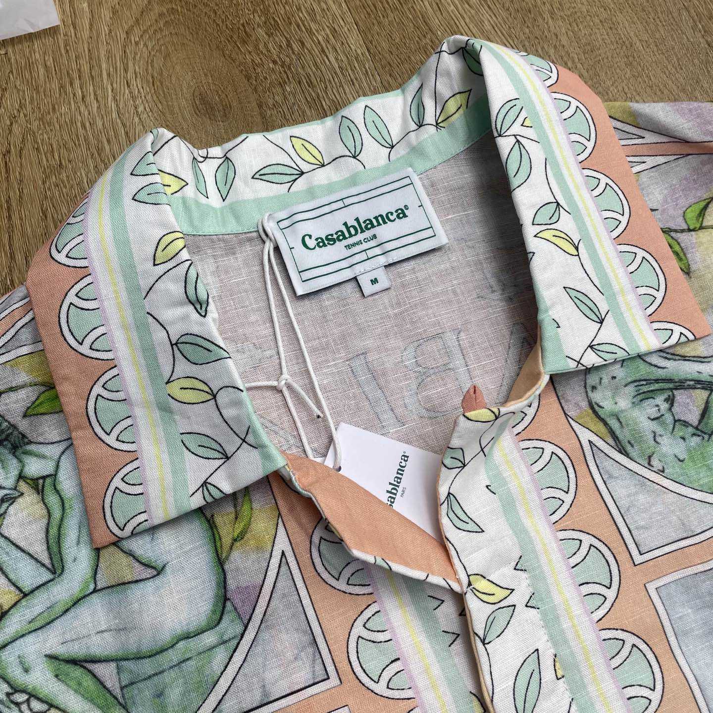 Casablanca Vase Linen Shirt   CA3525 - EUR FASHION