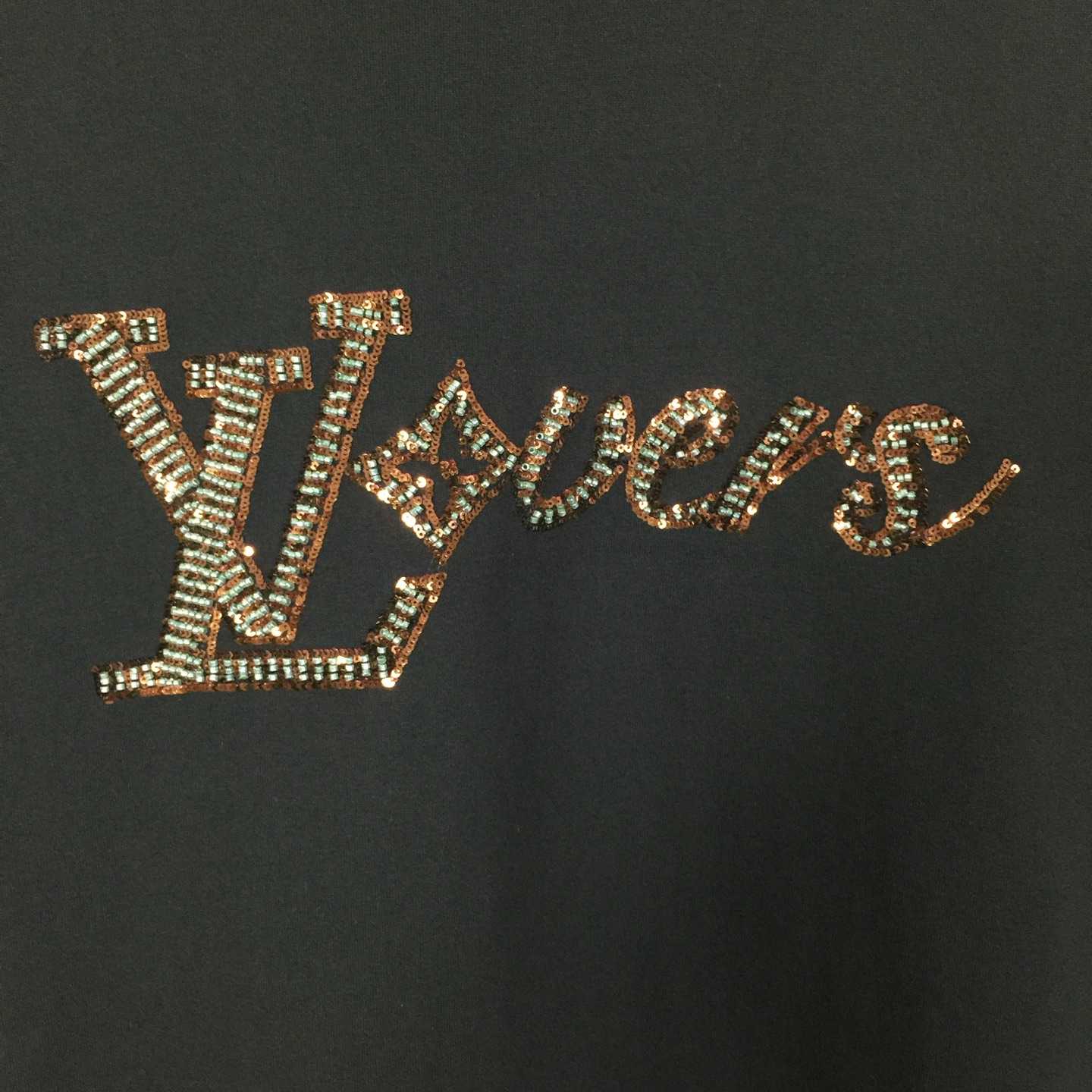 Louis Vuitton LV Vers Embellished Short-Sleeved T-Shirt   - EUR FASHION