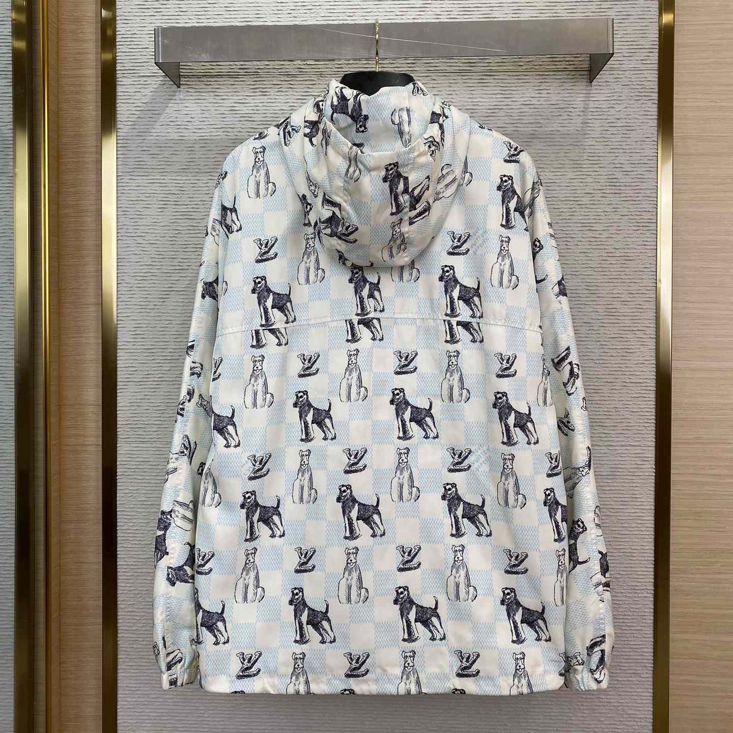 Louis Vuitton Damier Printed Hooded Anorak - EUR FASHION