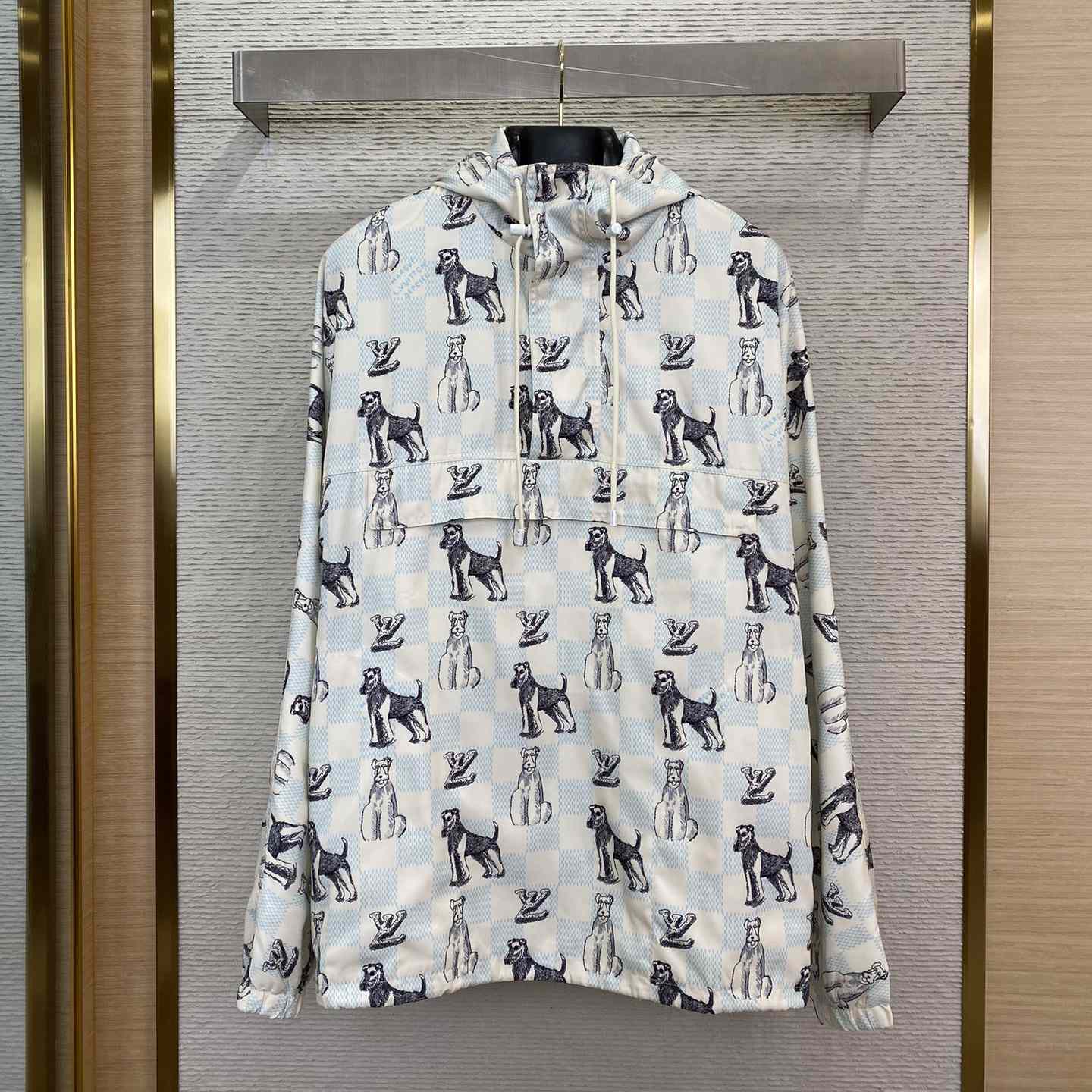 Louis Vuitton Damier Printed Hooded Anorak - EUR FASHION