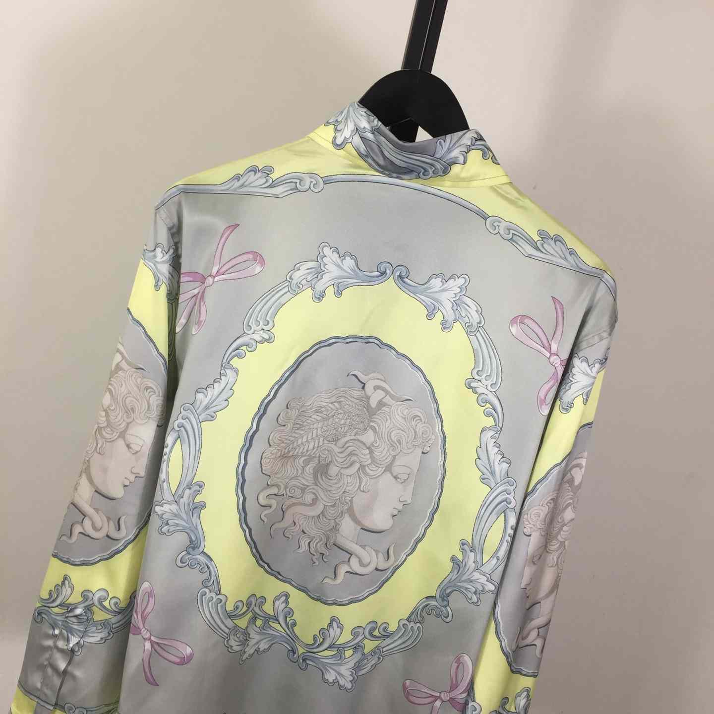 Versace Cameo Silk Shirt - EUR FASHION