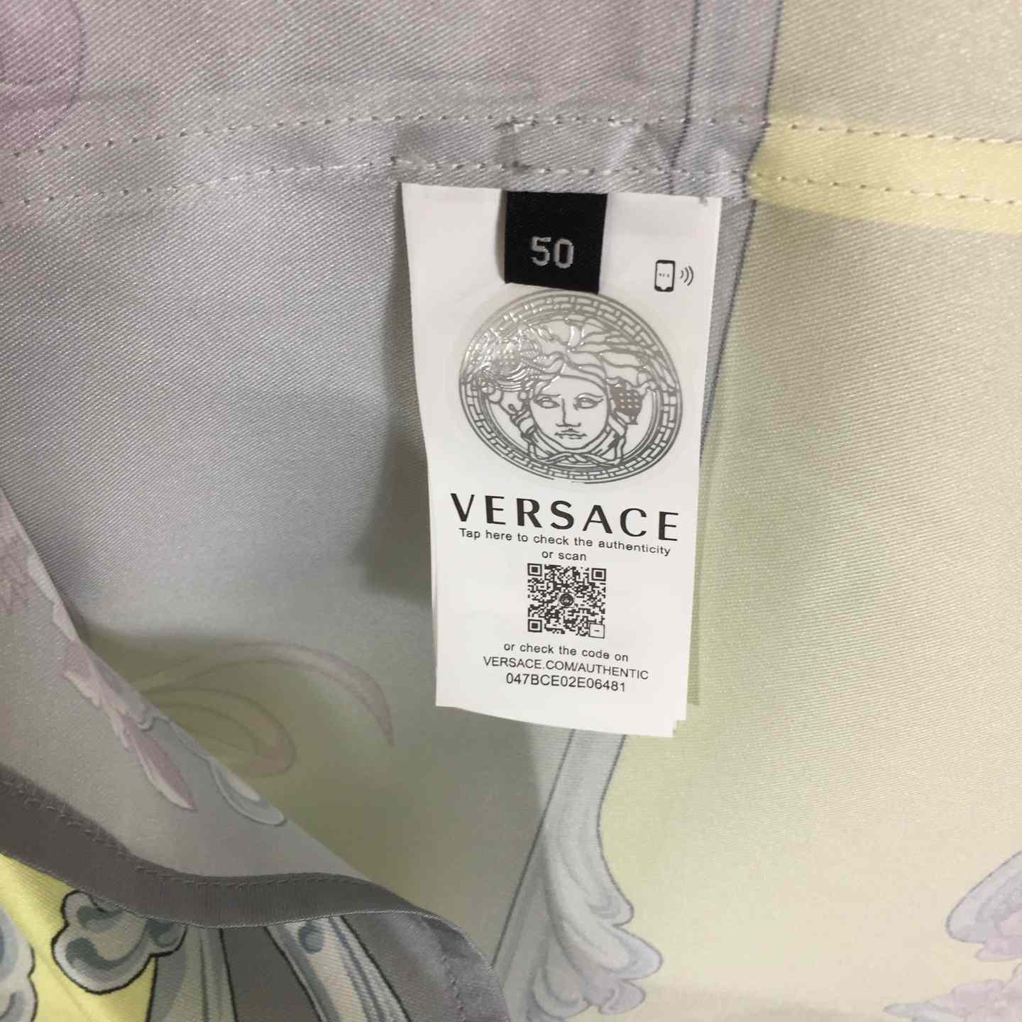 Versace Cameo Silk Shirt - EUR FASHION