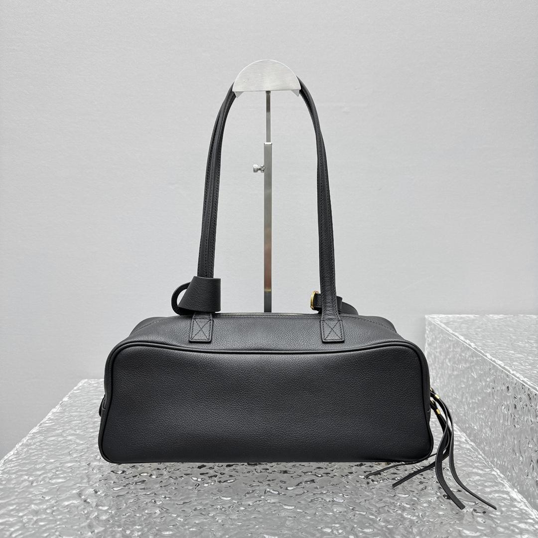 Balenciaga Carrie Bowling Bag Small In Black - EUR FASHION