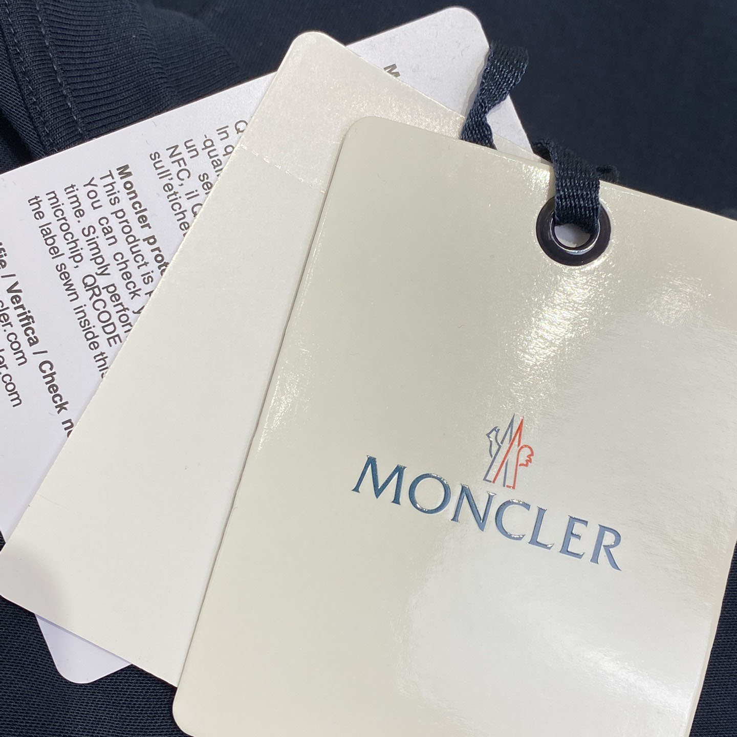 Moncler Cotton & Denim T-shirt With Pocket - EUR FASHION