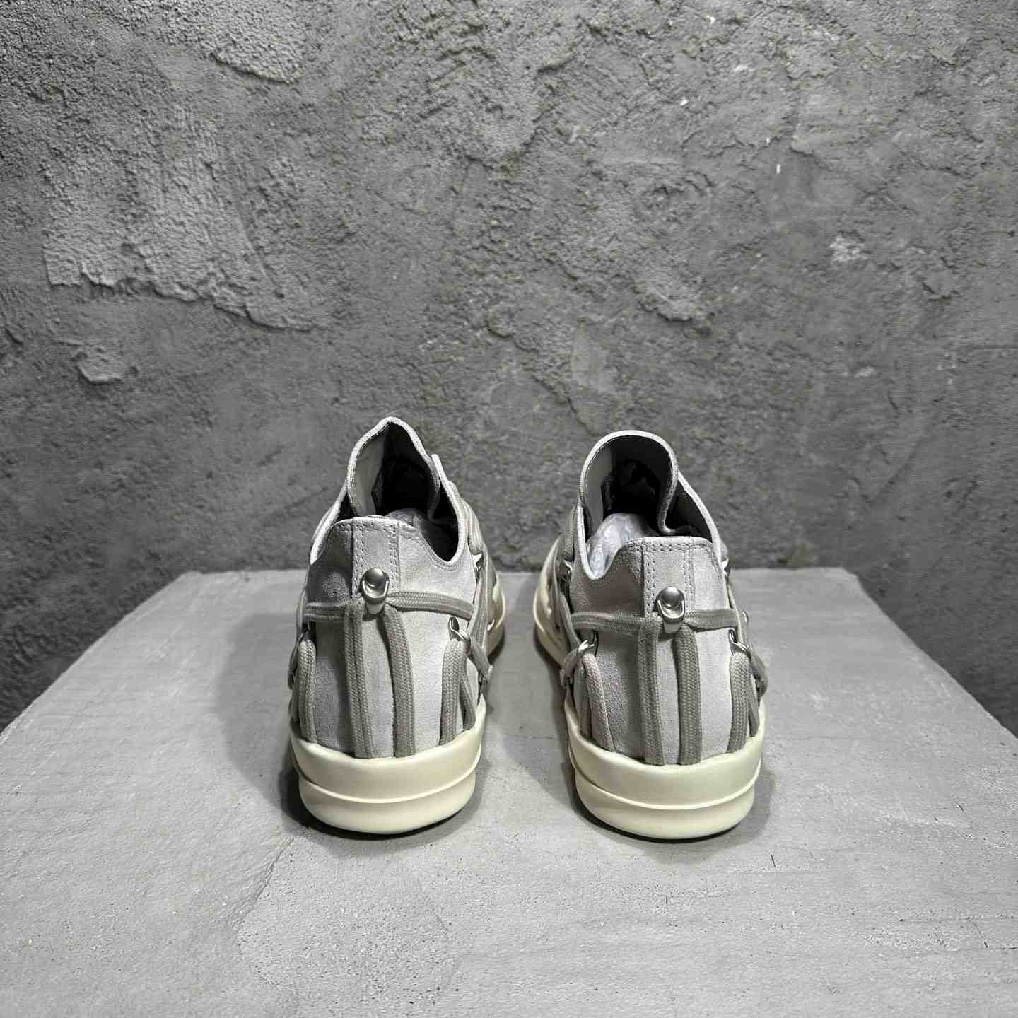 Rick Owens Megalaced Low Sneaks  - EUR FASHION