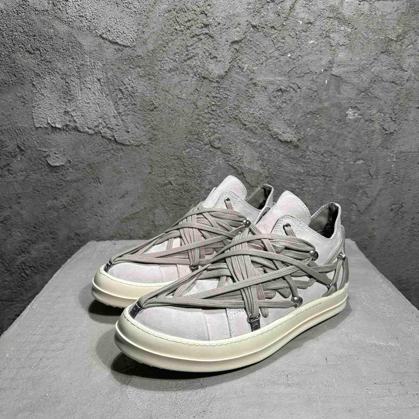 Rick Owens Megalaced Low Sneaks  - EUR FASHION