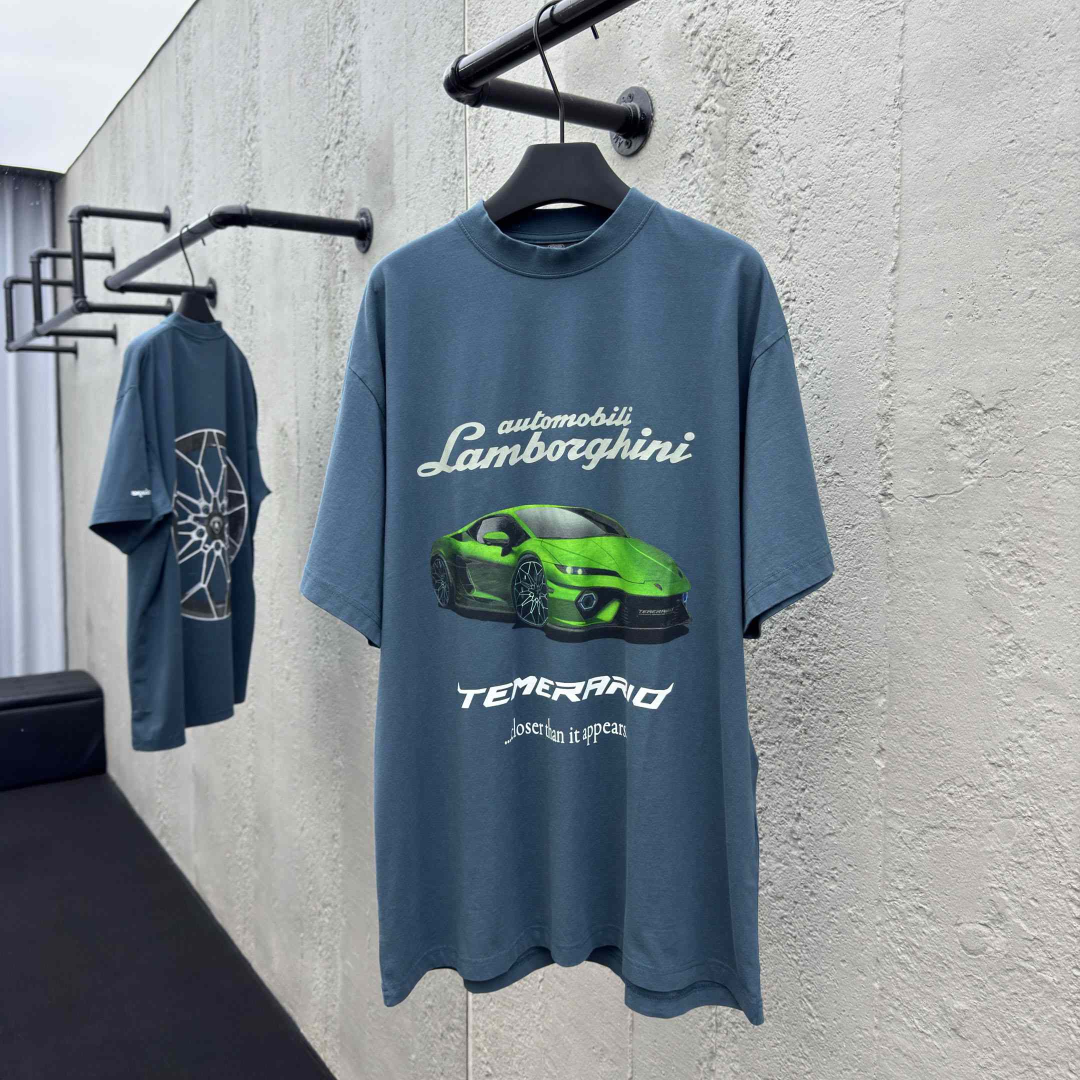 Balenciaga Automobili Lamborghini Oversized T-Shirt  - EUR FASHION