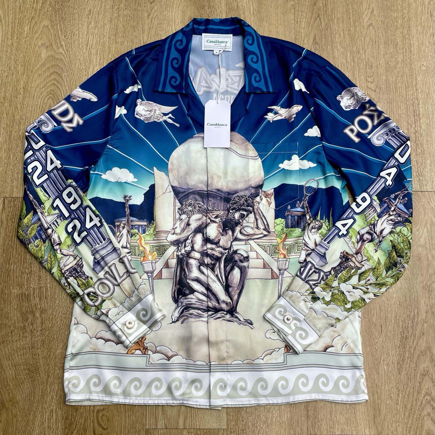 Casablanca Le Temple Du Sport Shirt   CA3521 - EUR FASHION