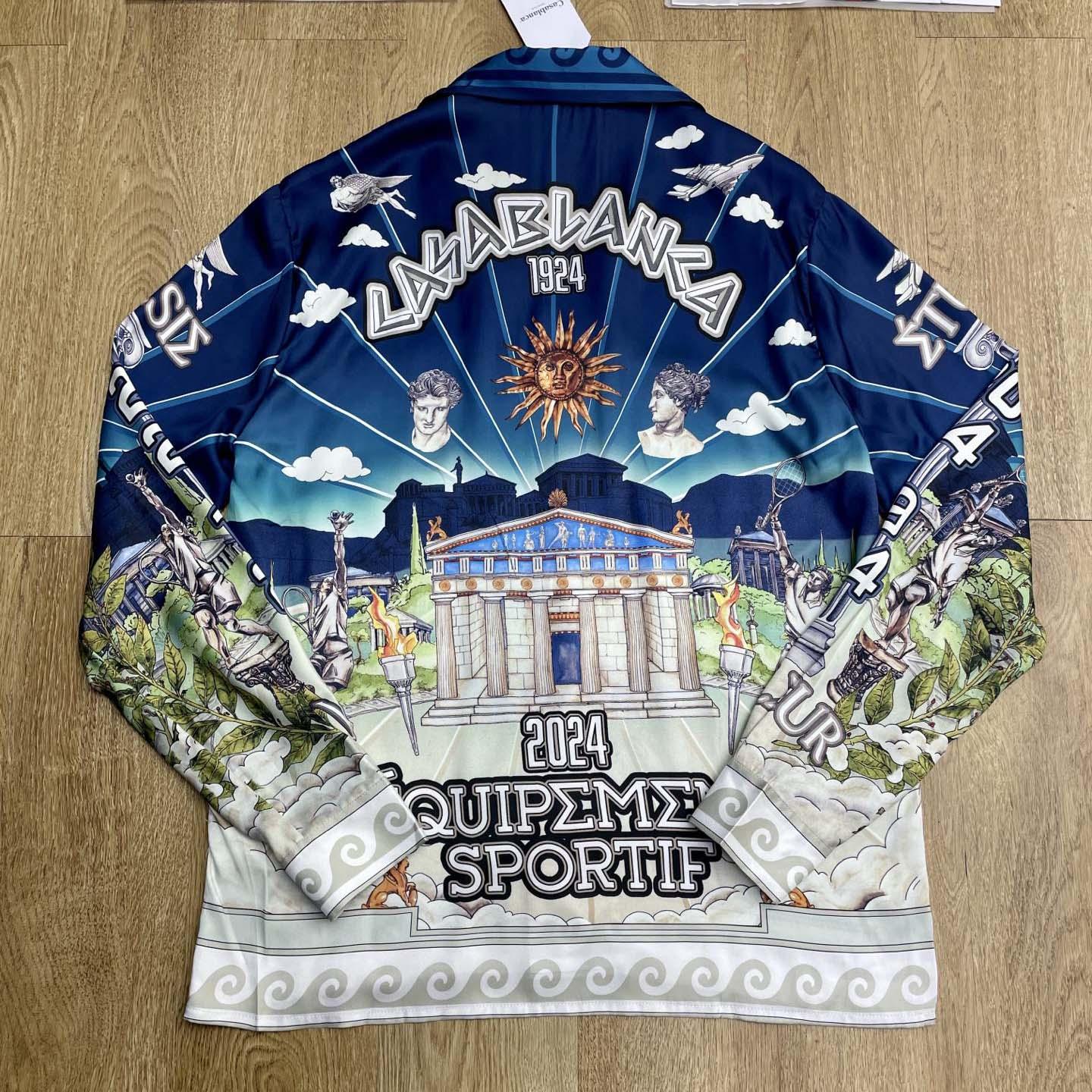 Casablanca Le Temple Du Sport Shirt   CA3521 - EUR FASHION