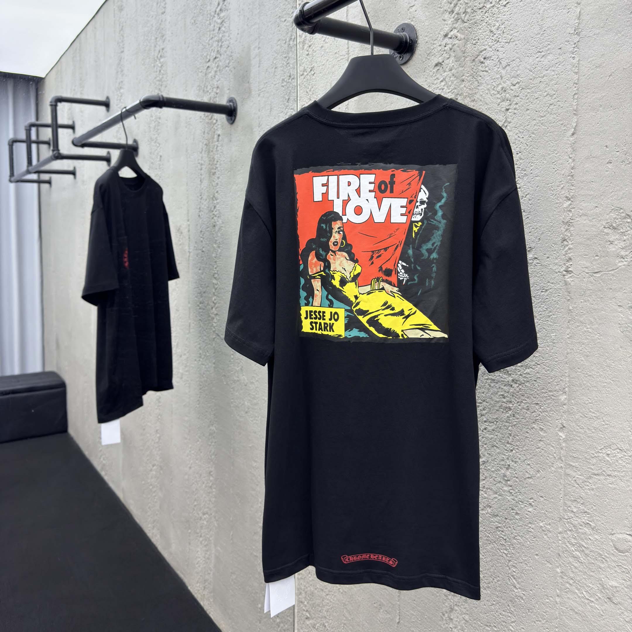 Chrome Heart x Deadly doll Cotton Tee - EUR FASHION