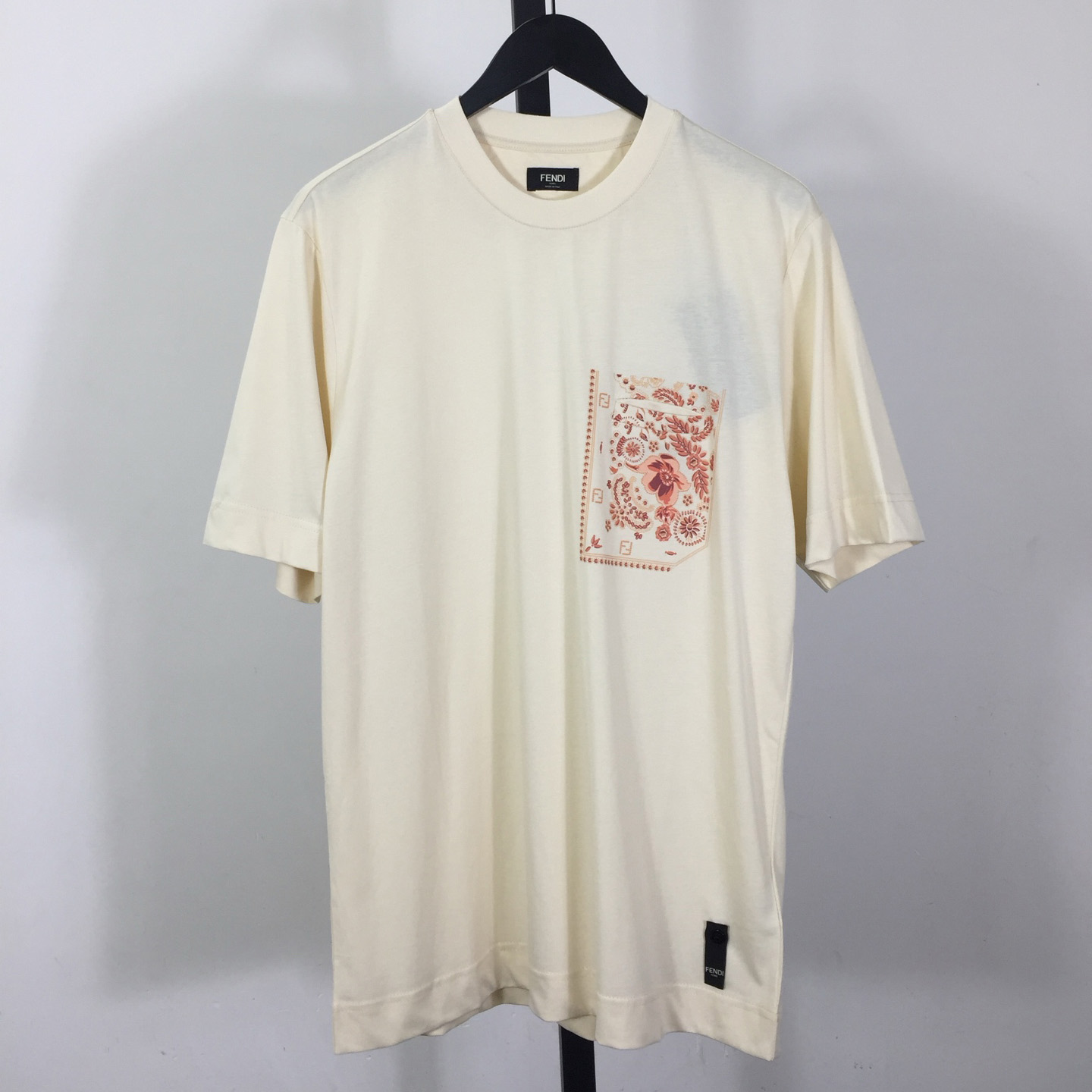 Fendi White Cotton T-shirt - EUR FASHION