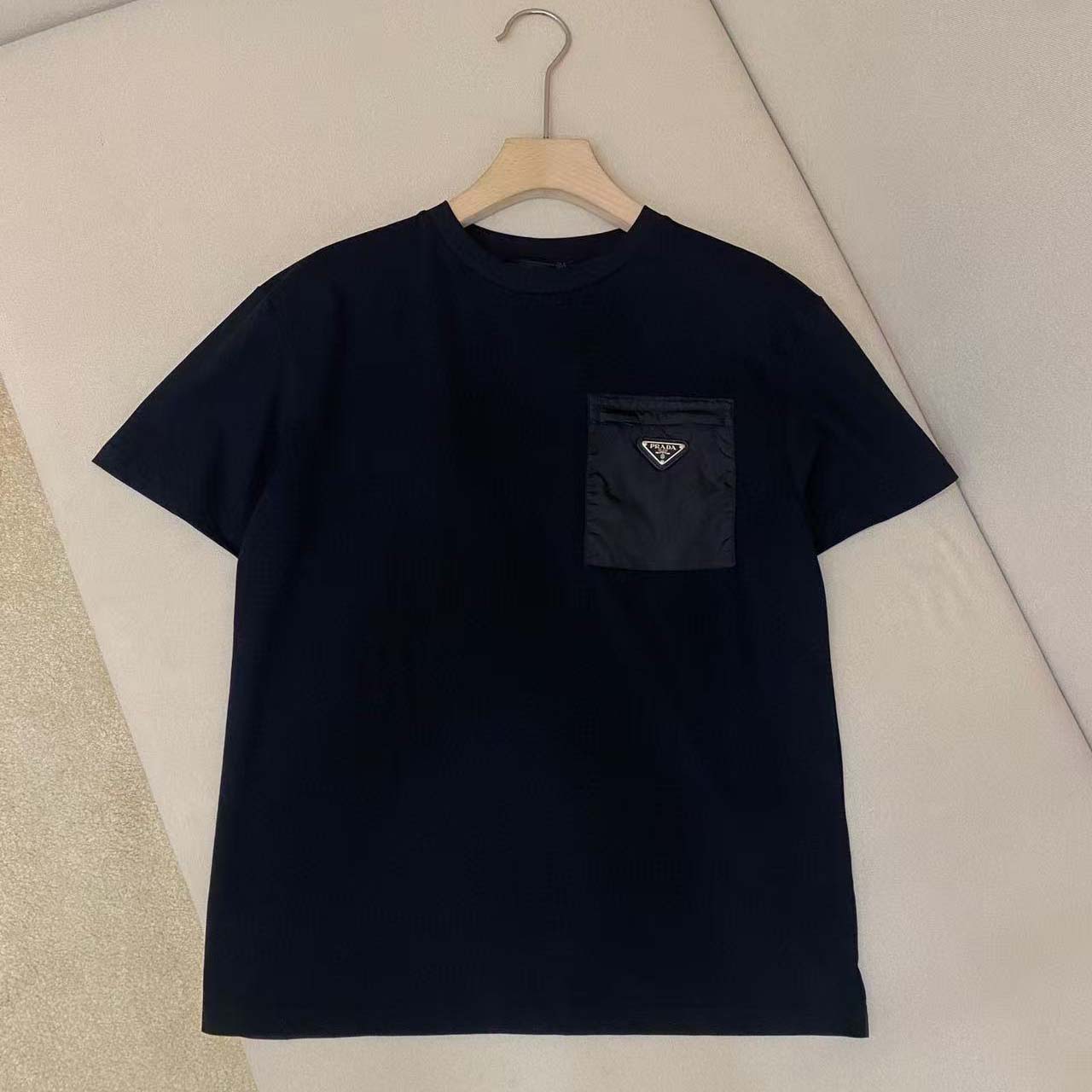 Prada Re-Nylon And Jersey T-shirt - EUR FASHION