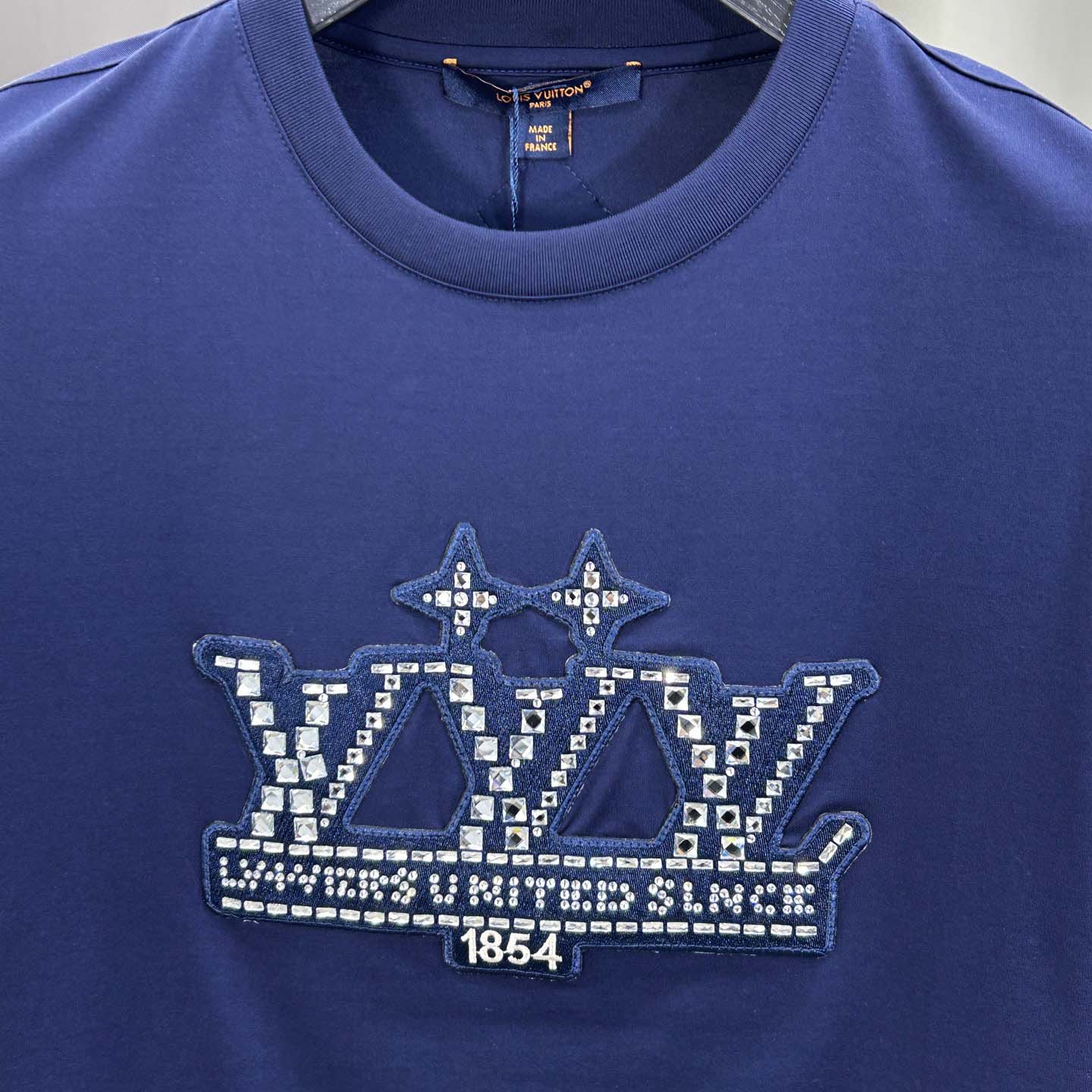 Louis Vuitton Embellished Cotton T-Shirt   1AHCNN - EUR FASHION