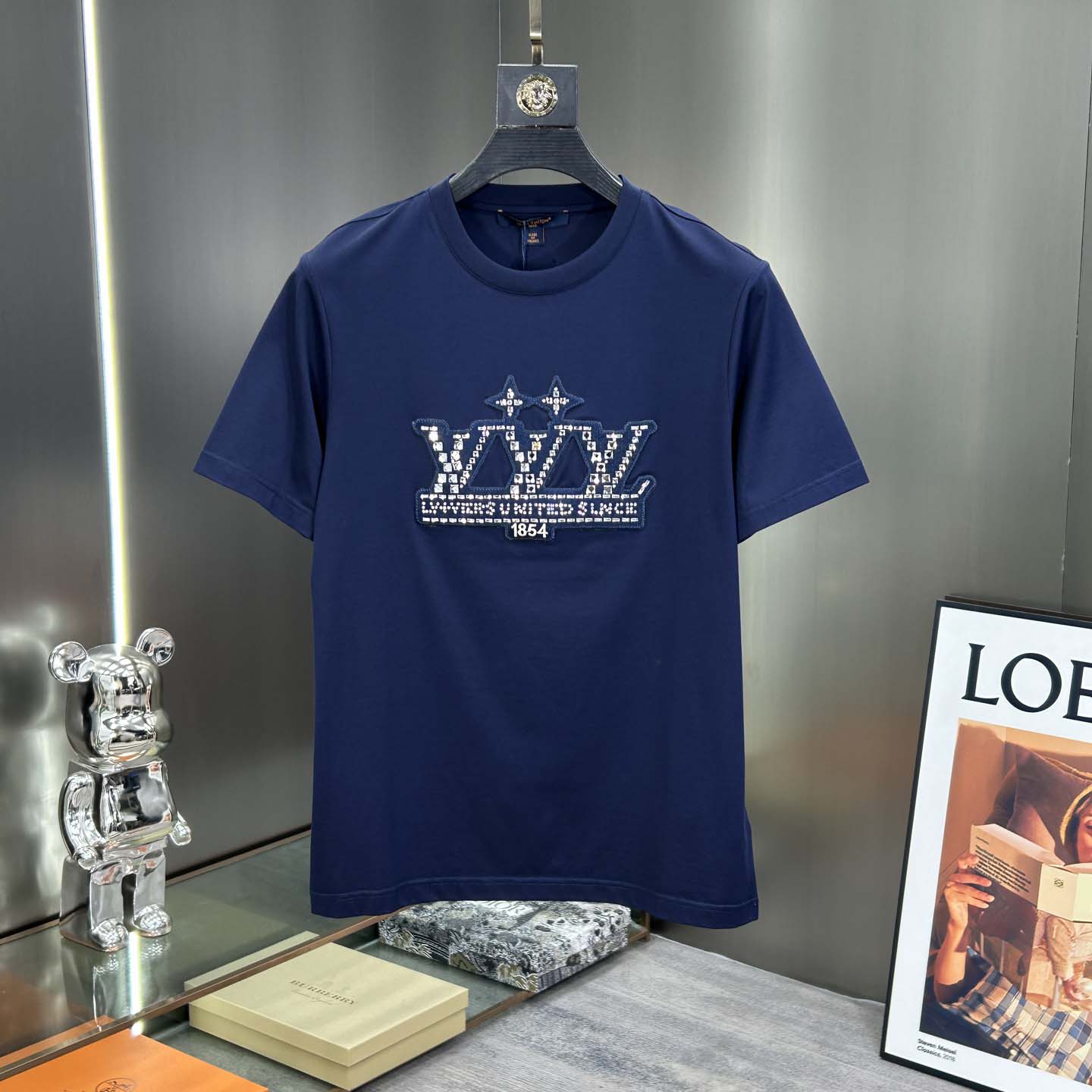 Louis Vuitton Embellished Cotton T-Shirt   1AHCNN - EUR FASHION