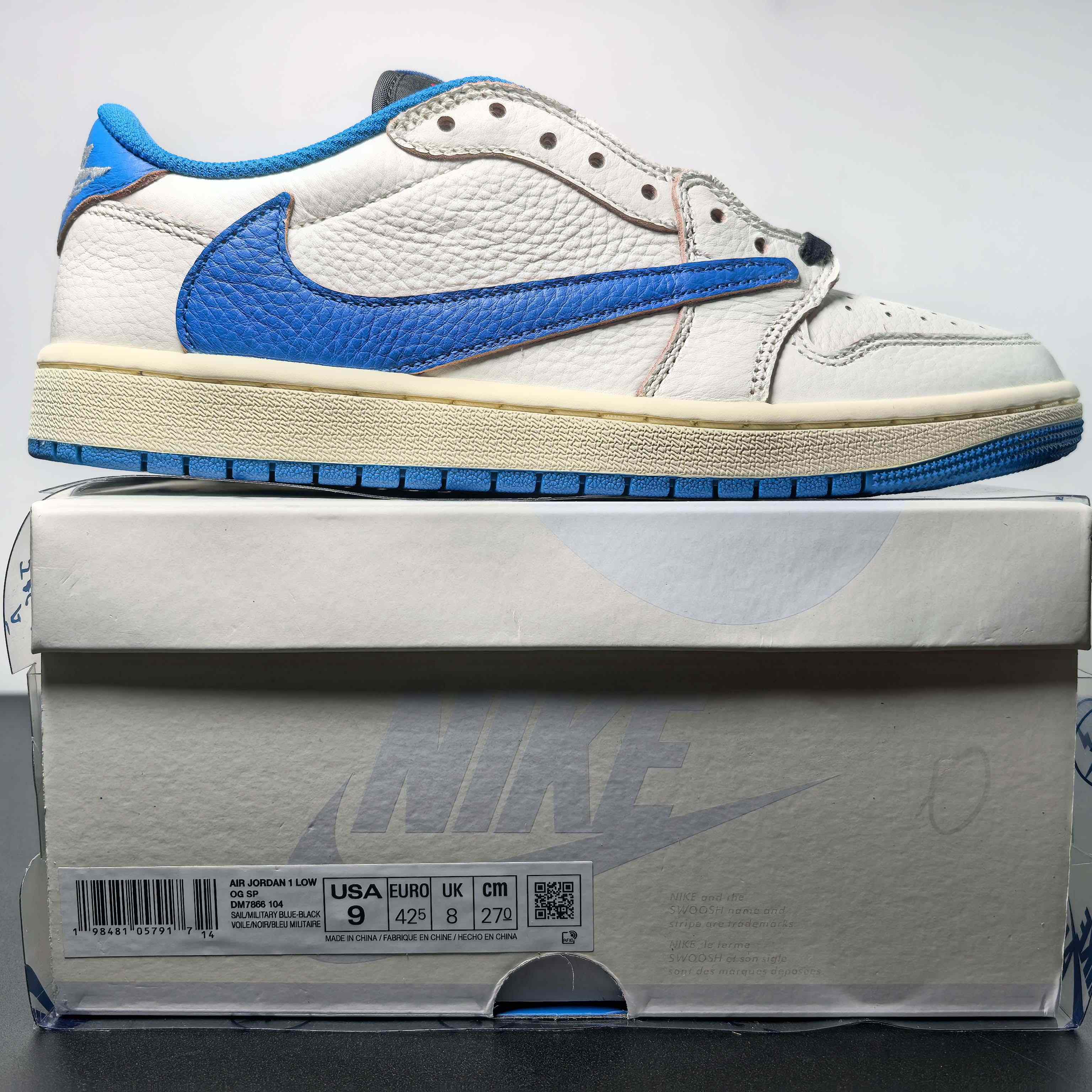 ​Travis Scott x Fragment x Air Jordan 1 Low OG Sneaker    DM7866-104 - EUR FASHION