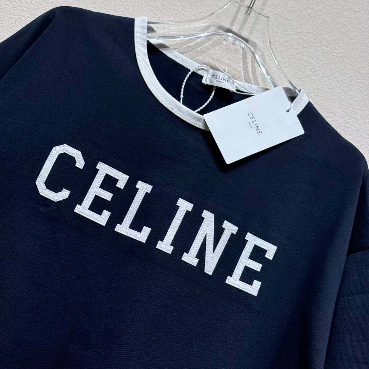 Celine T-shirt In Cotton Jersey - EUR FASHION