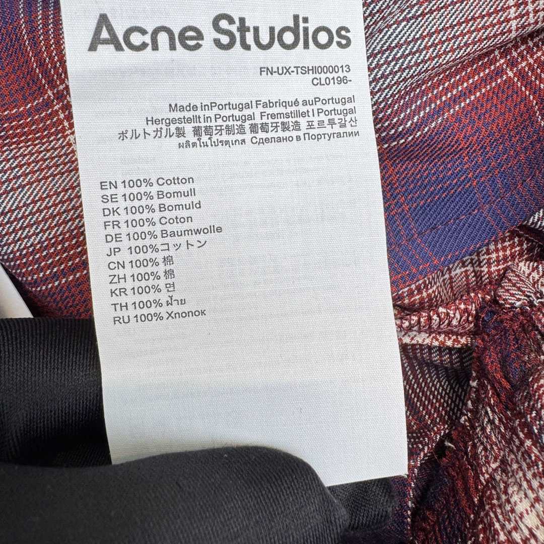 Acne Studios Check Shorts  - EUR FASHION