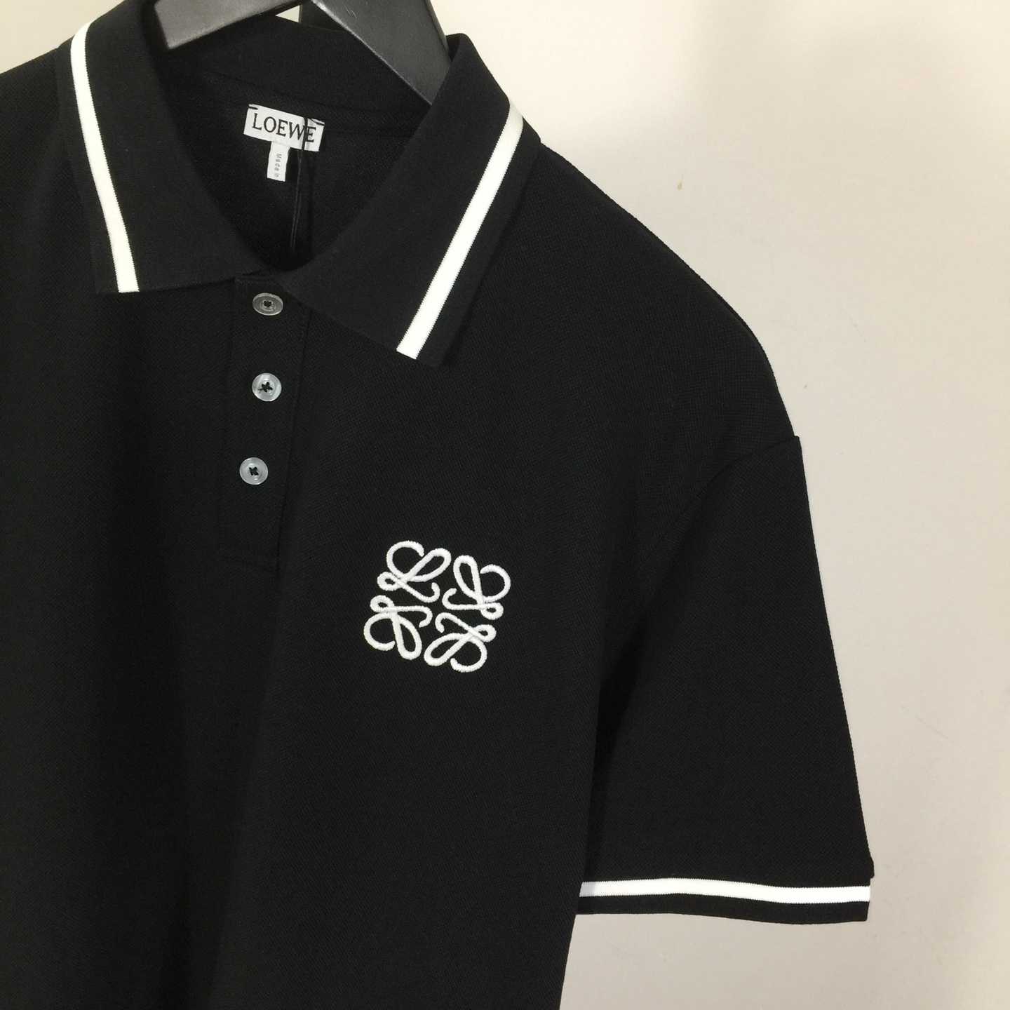 Loewe Logo Cotton Polo Shirt - EUR FASHION