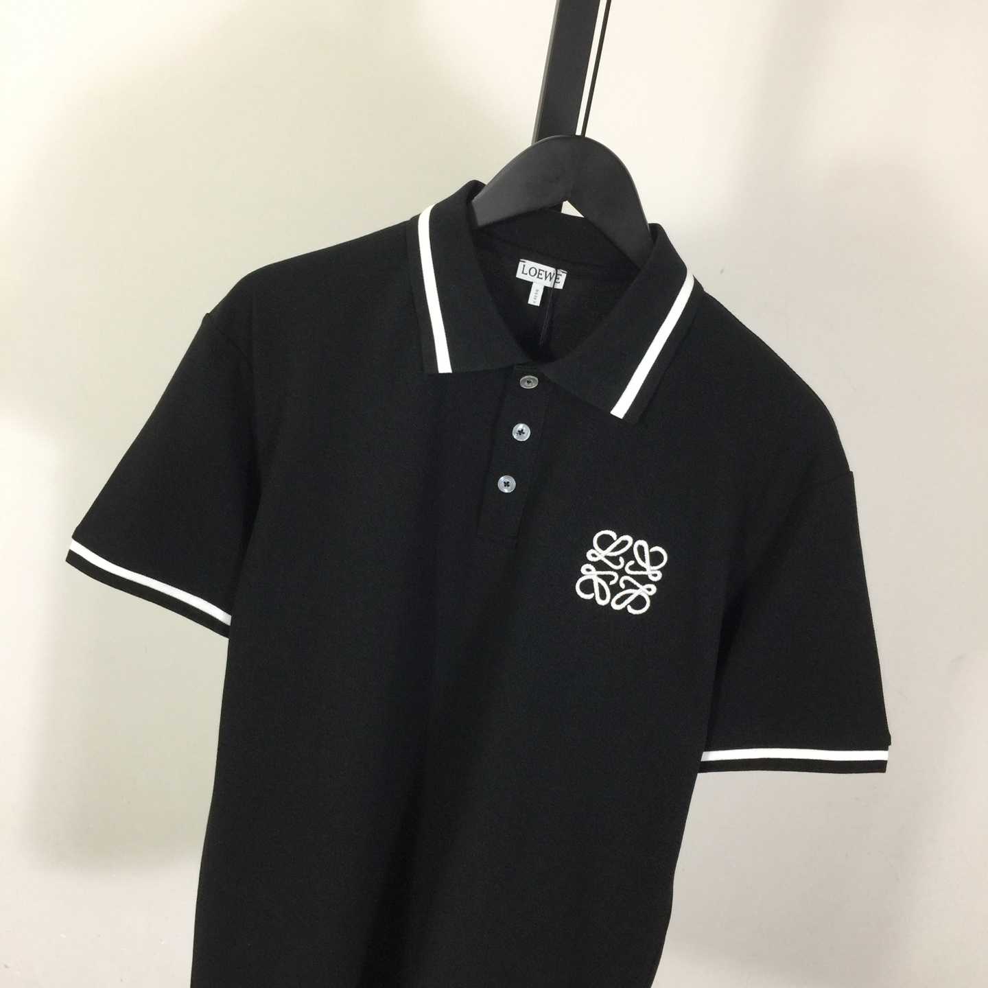 Loewe Logo Cotton Polo Shirt - EUR FASHION