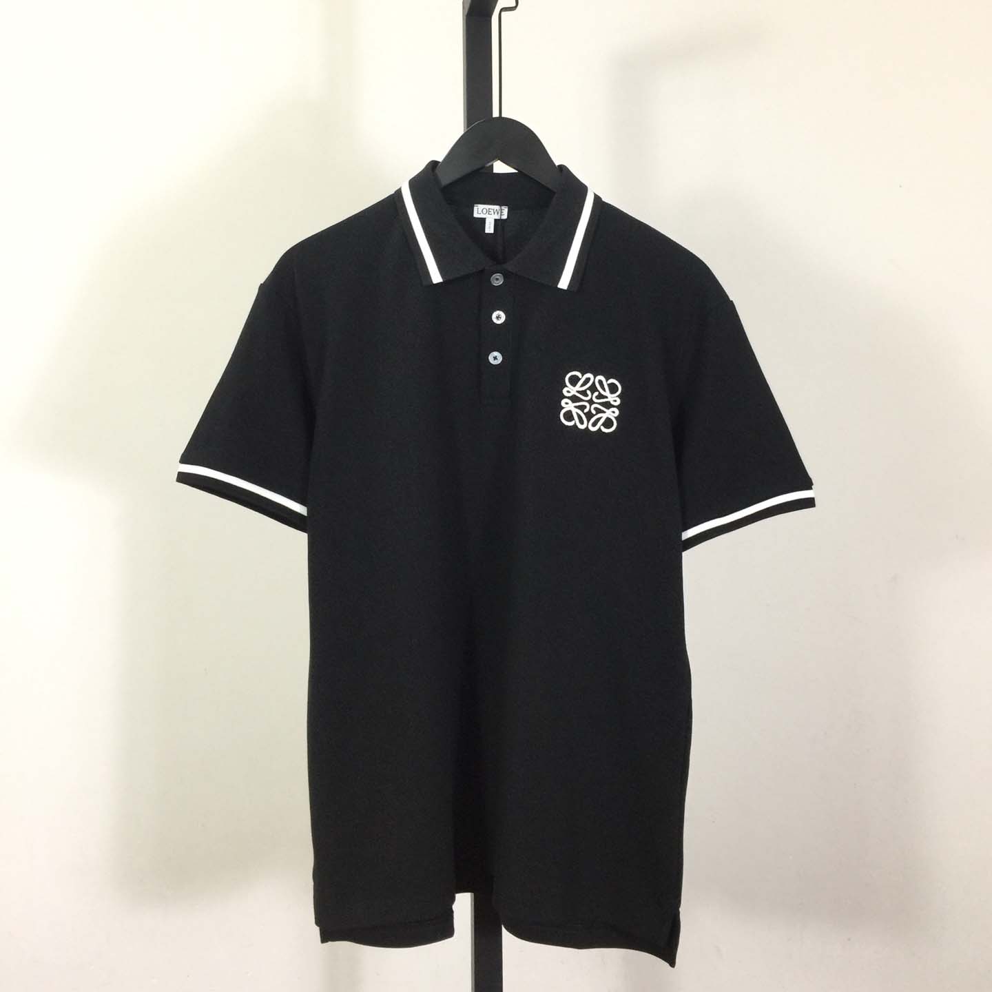 Loewe Logo Cotton Polo Shirt - EUR FASHION