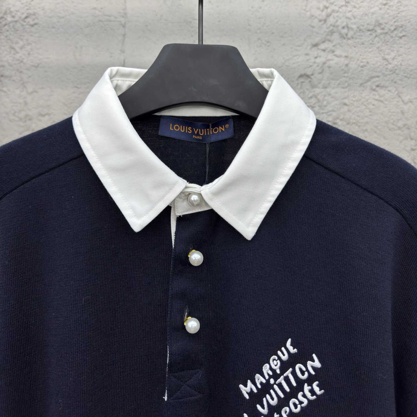 Louis Vuitton Embroidered Short-Sleeved Cotton Blend Polo Shirt   1AFQQK - EUR FASHION