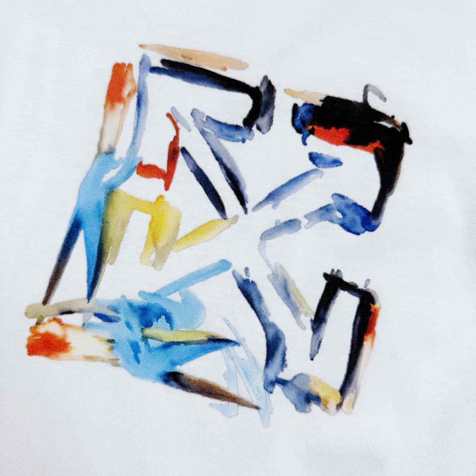 Off-White Watercolor Arrow T-Shirt - EUR FASHION