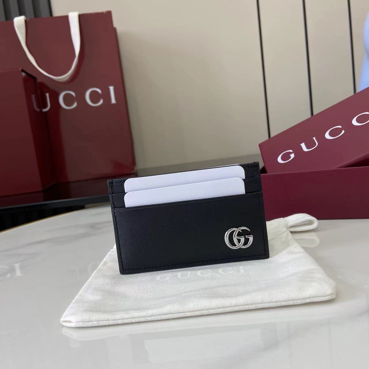 Gucci GG Marmont Card Case - EUR FASHION