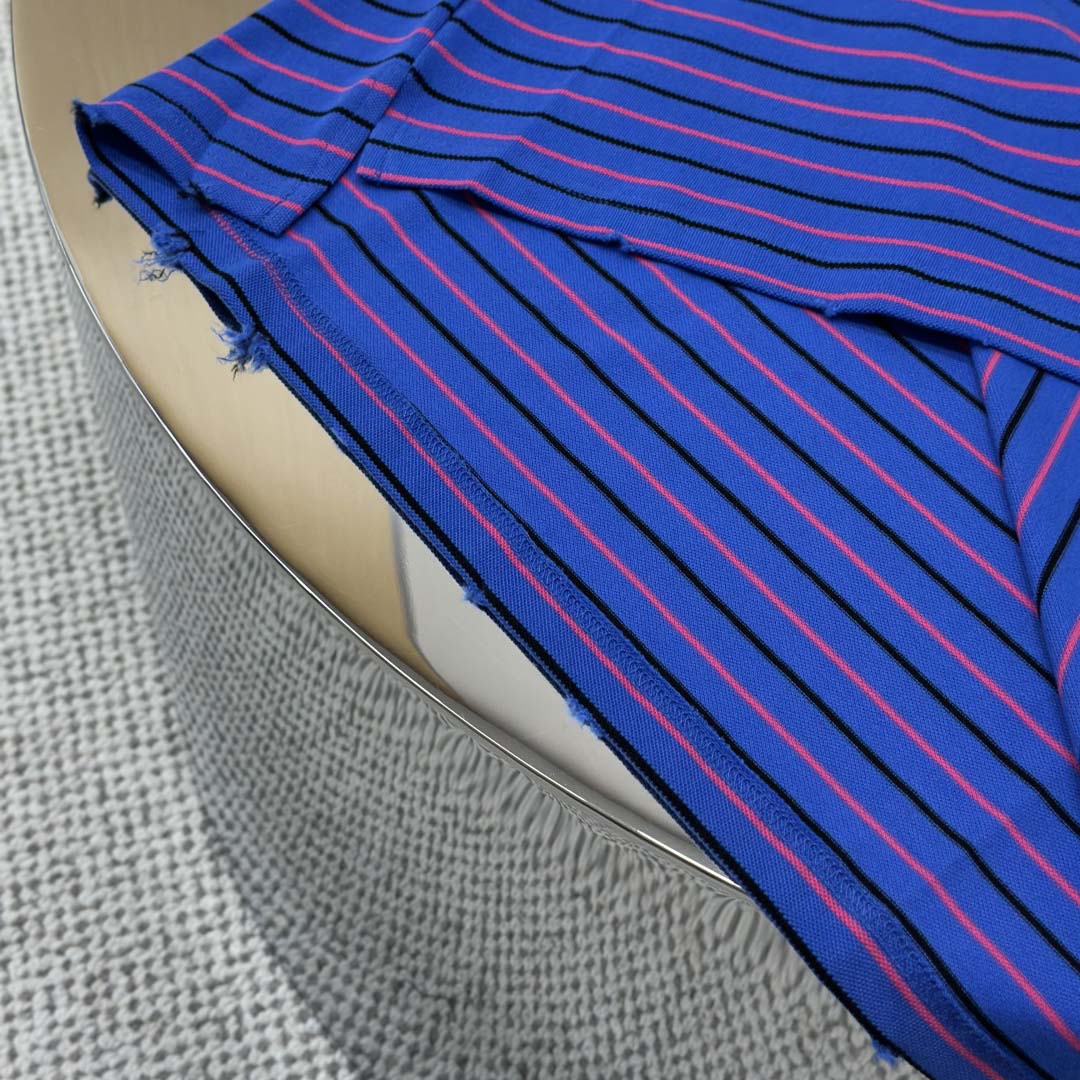 Balenciaga Striped Polo Shirt - EUR FASHION