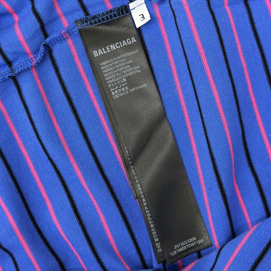 Balenciaga Striped Polo Shirt - EUR FASHION