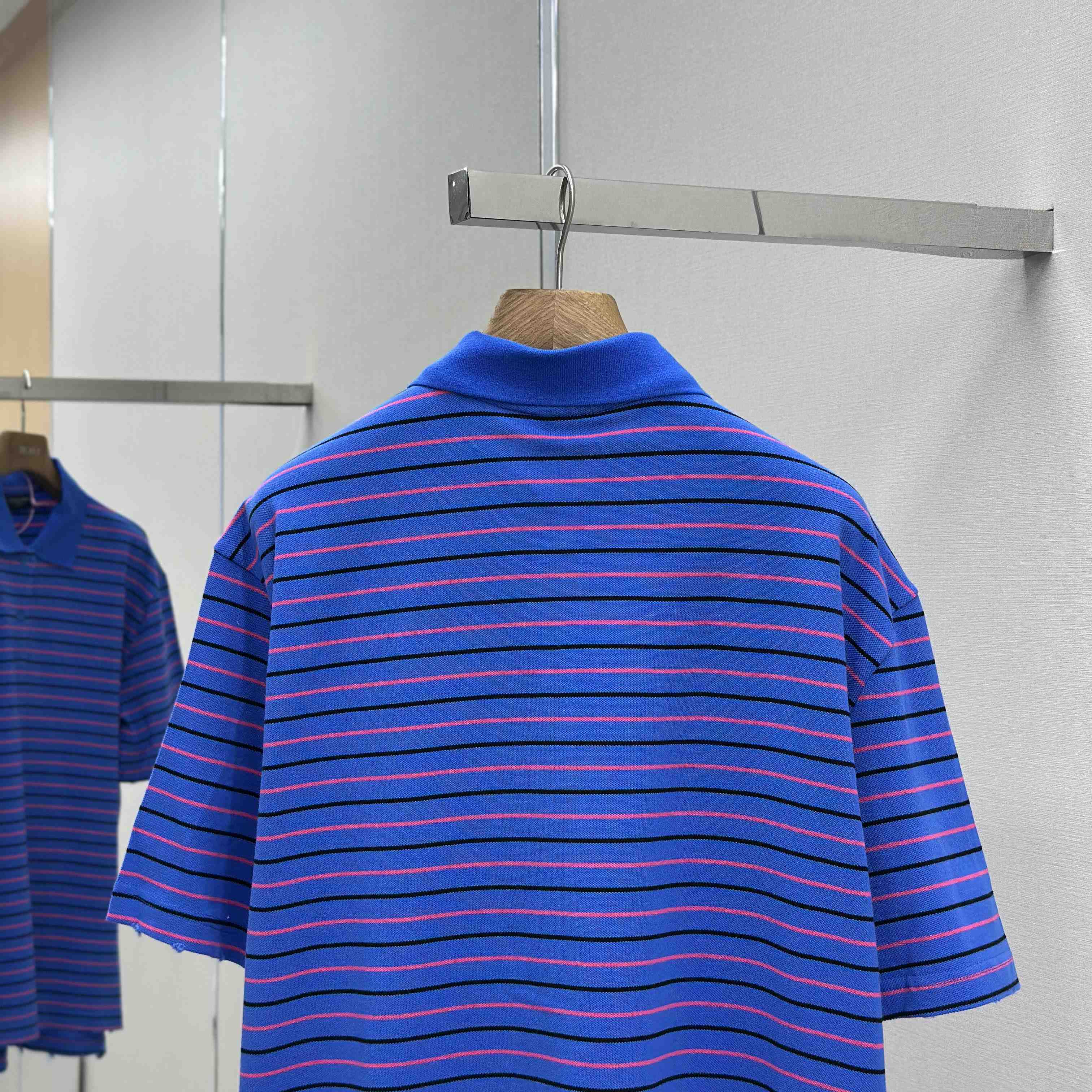 Balenciaga Striped Polo Shirt - EUR FASHION
